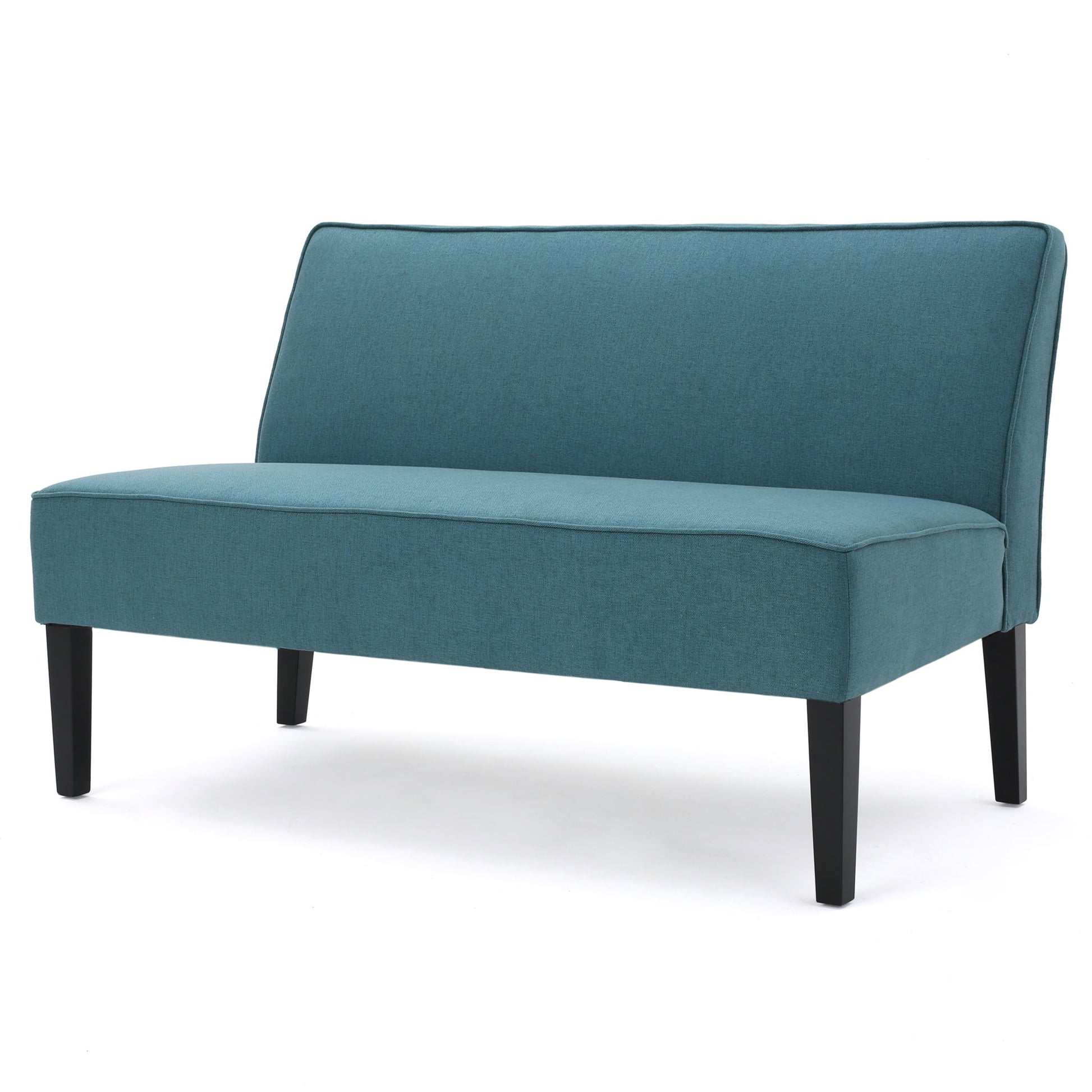 Contemporary Loveseat With Upholstered Fabric And Birch Wood Legs - Best Buy Furniture
