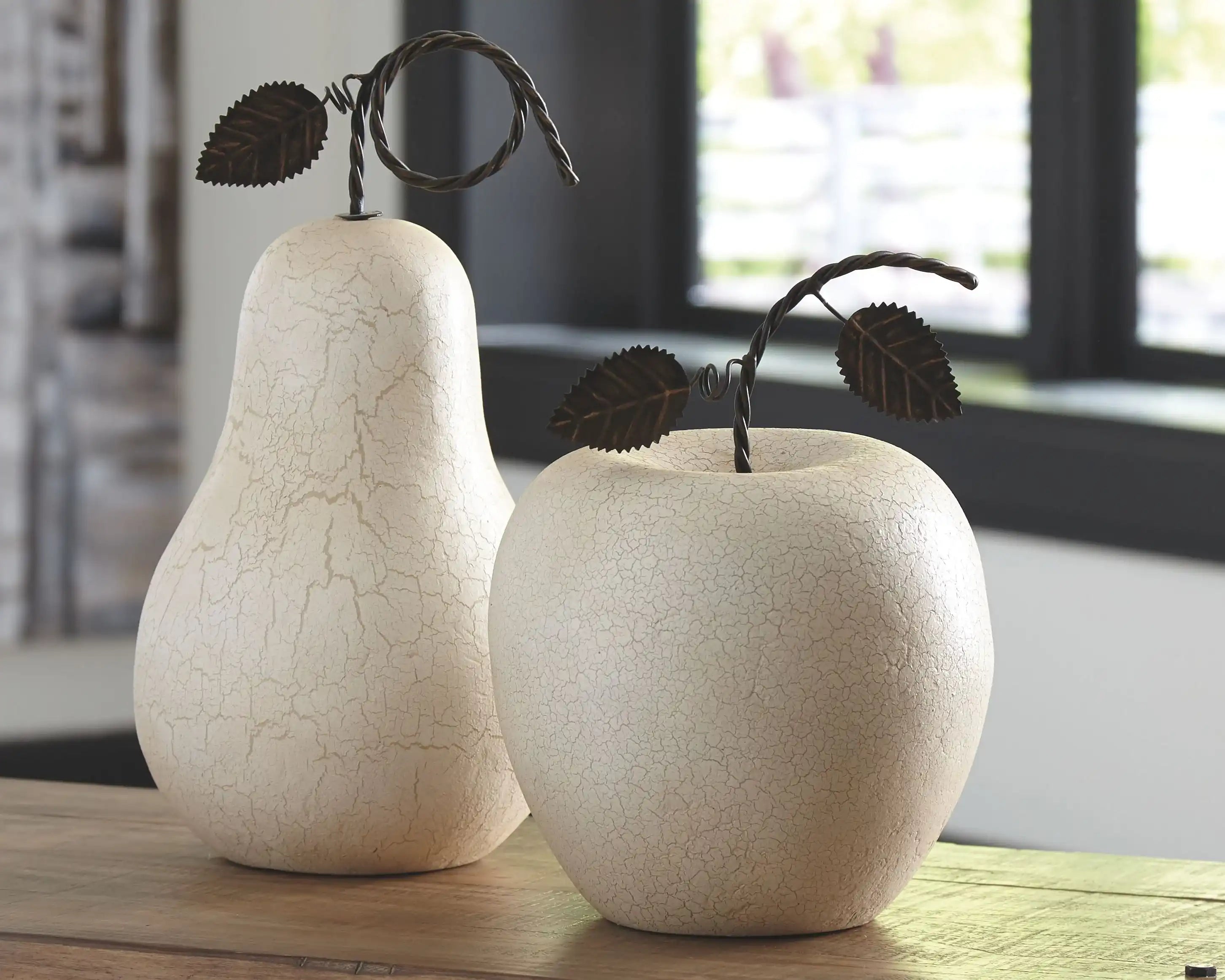 Bidelia - Sculpture Set (Set of 2) - Antique White - Best Buy Furniture