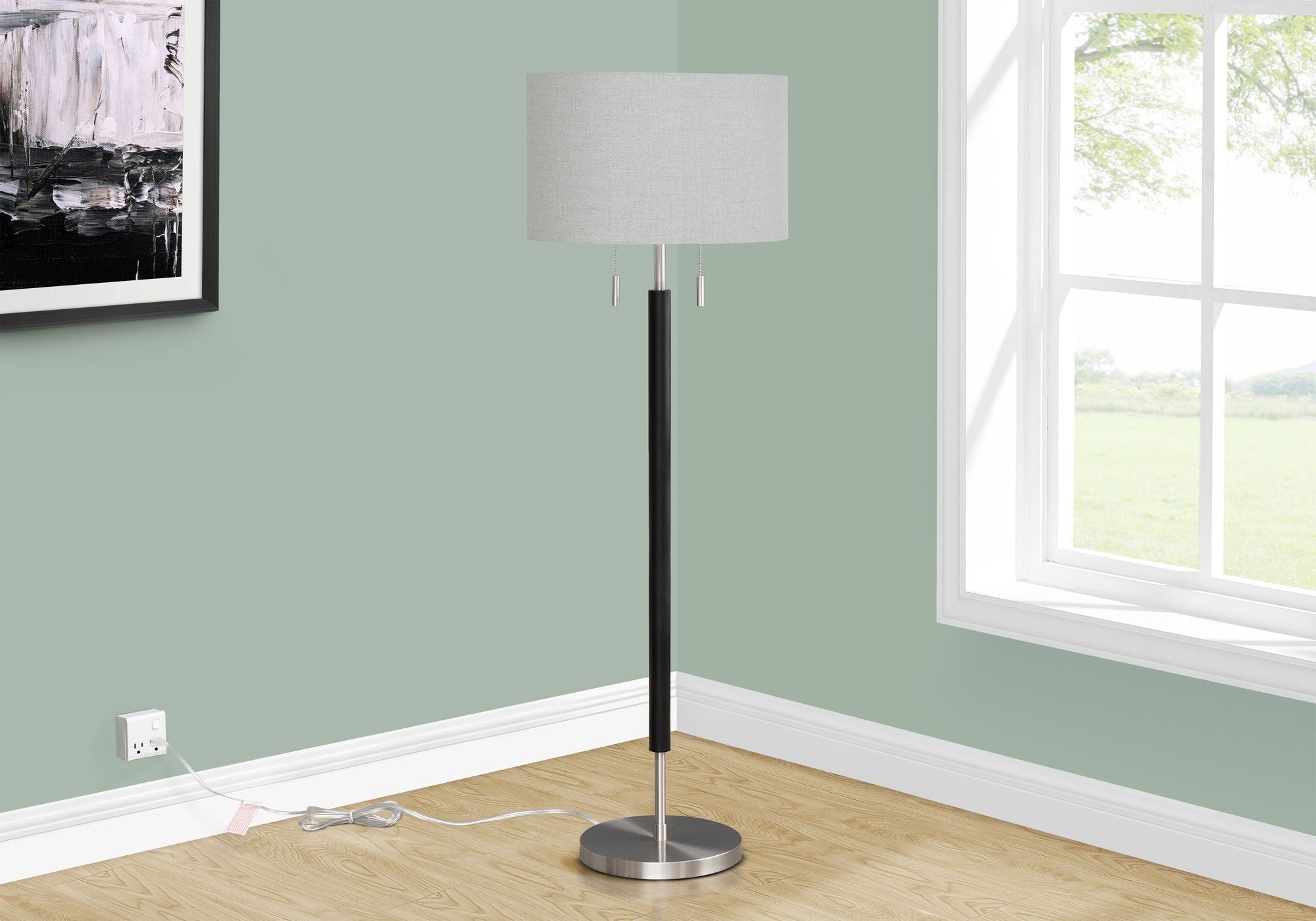 Floor Lamp Lighting - Black - Best Buy Furniture