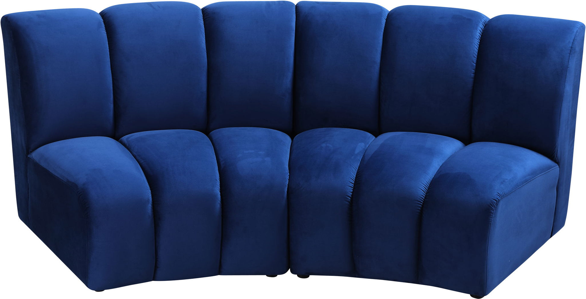 Infinity - 2 Piece Velvet Modular Sectional - Best Buy Furniture