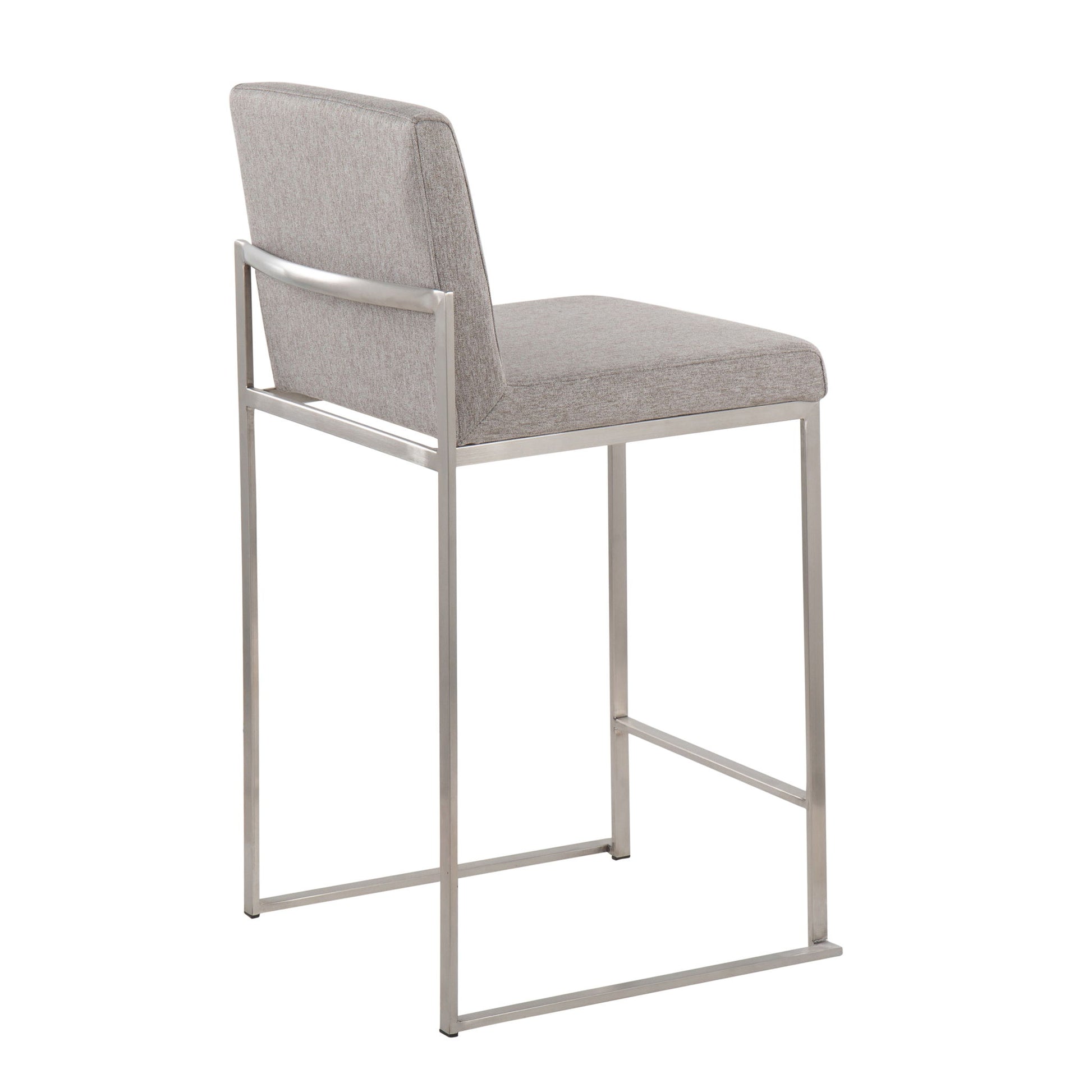 Fuji - Contemporary High Back Counter Stool, Functional Design - Best Buy Furniture