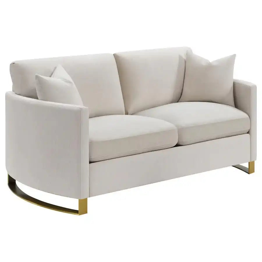 Corliss - Upholstered Arched Arm Loveseat - Best Buy Furniture