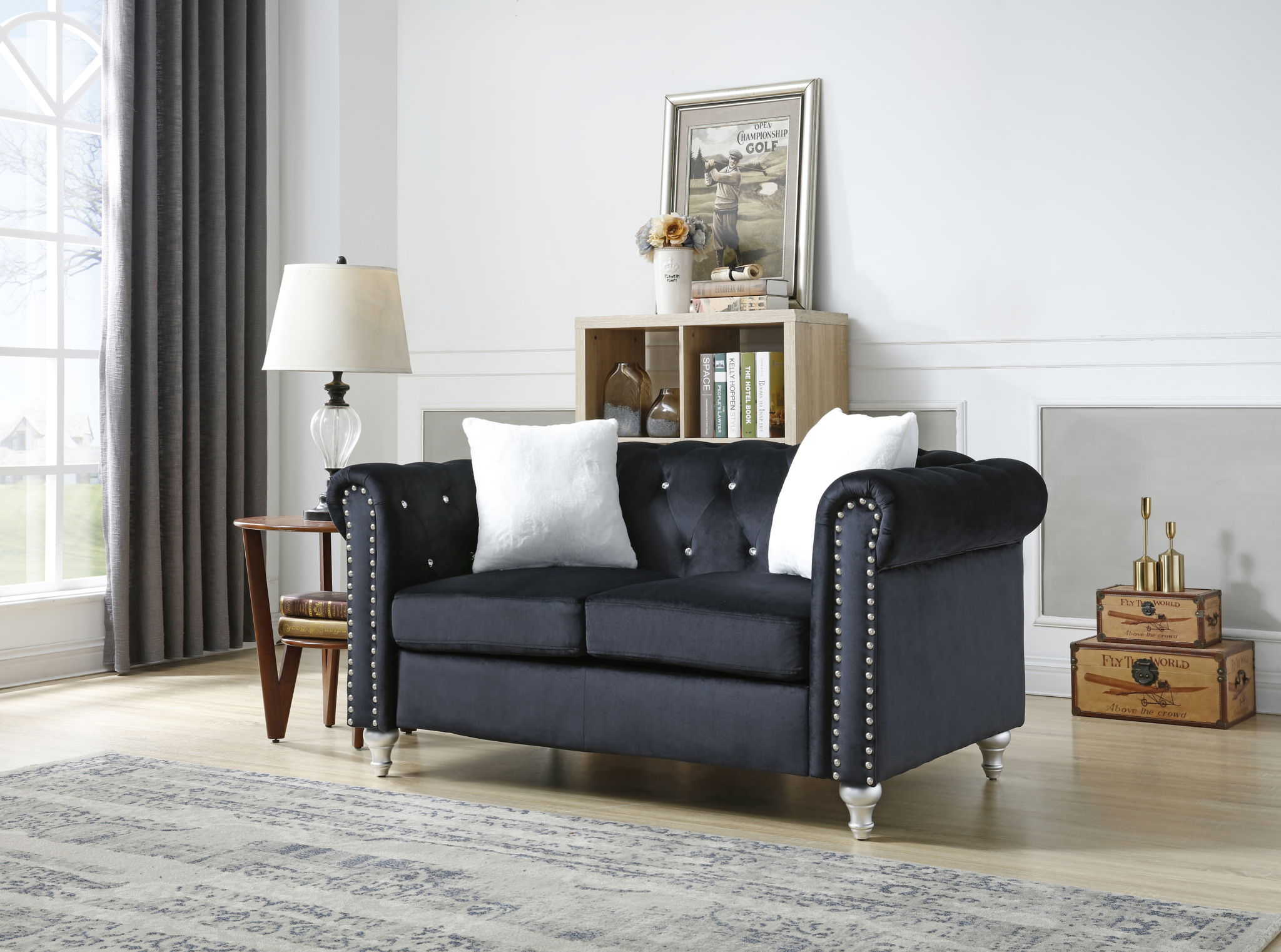 Stylish Contemporary Loveseat - Best Buy Furniture