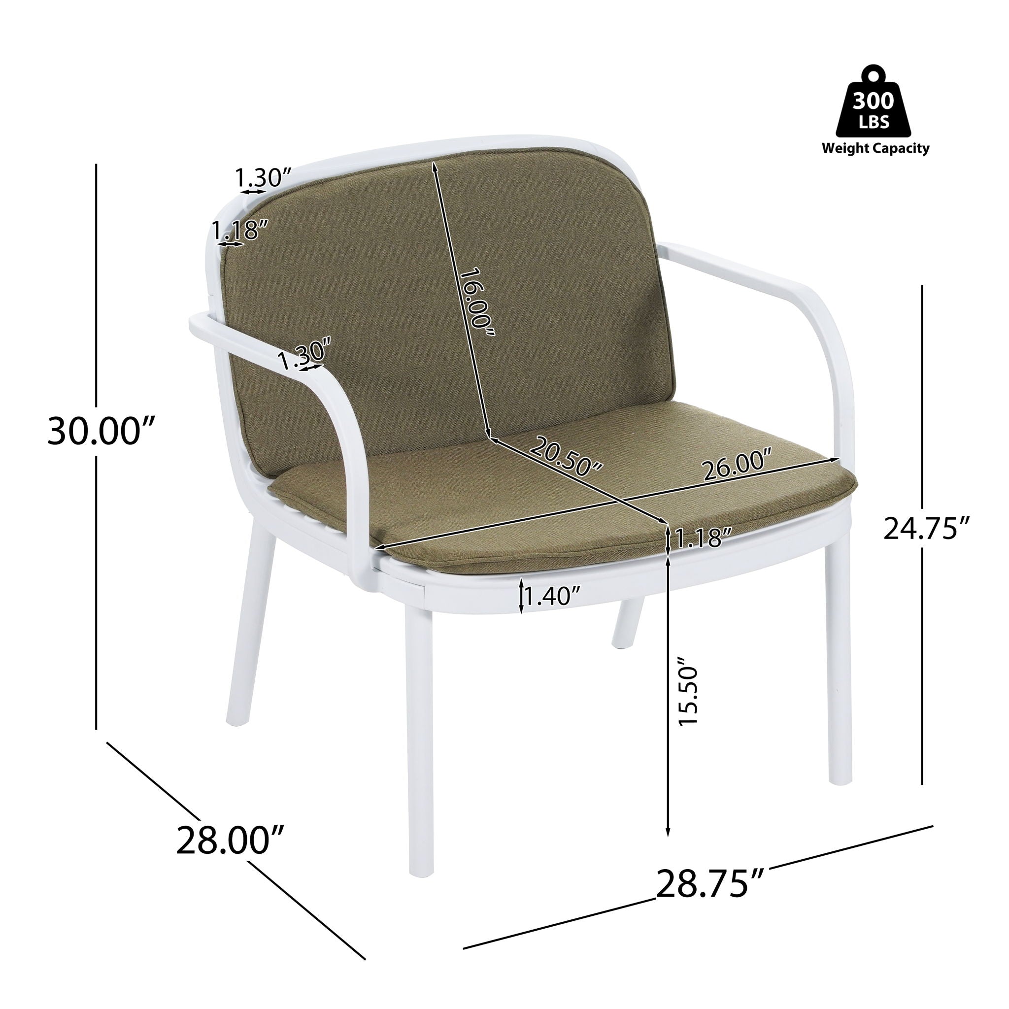 Luna - Outdoor Patio 3 Pieces Chat Set - Best Buy Furniture