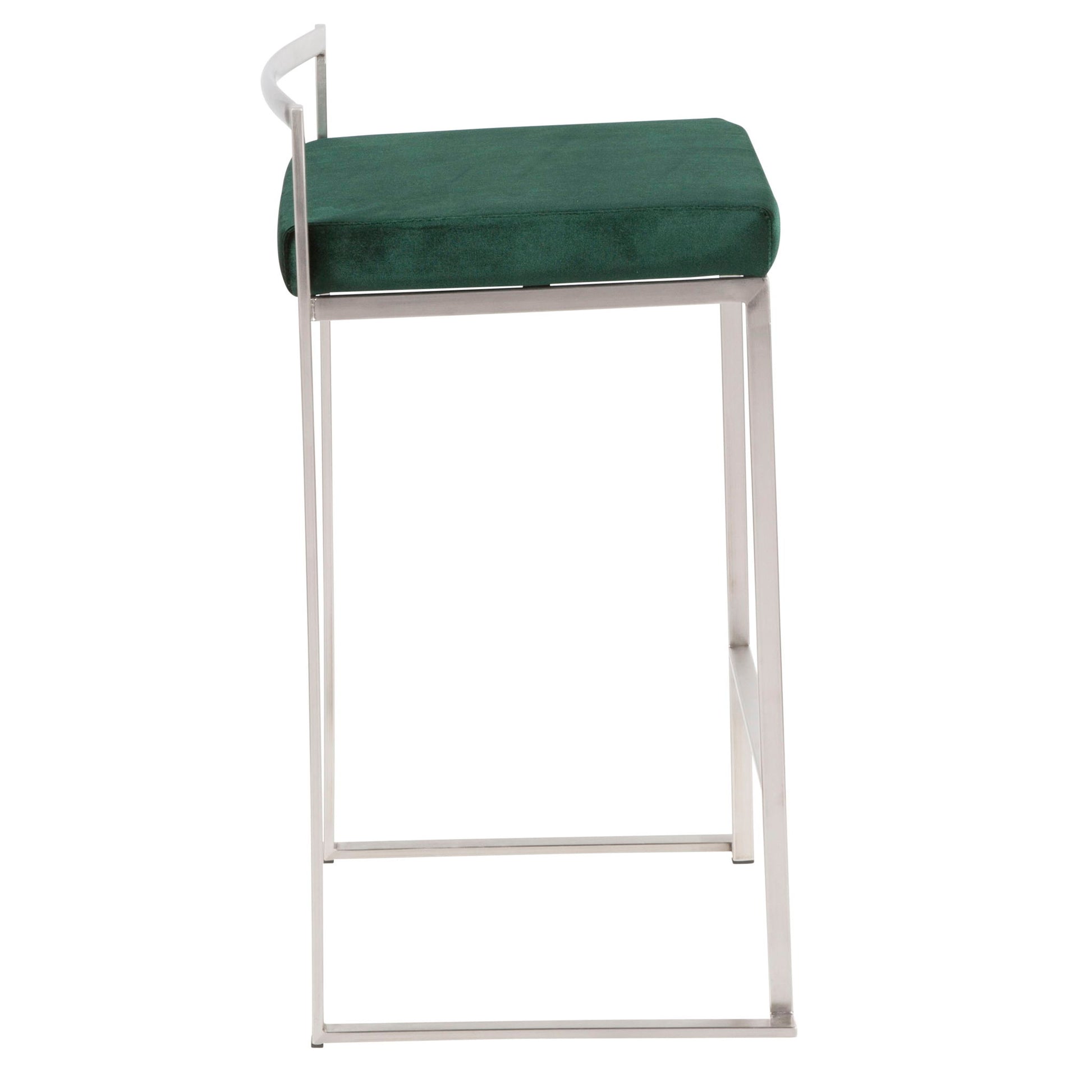Fuji - Contemporary Elegant Stackable Counter Stool Set - Best Buy Furniture