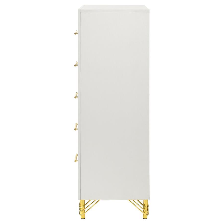 Lucia - 5-Drawer Bedroom Chest - Best Buy Furniture