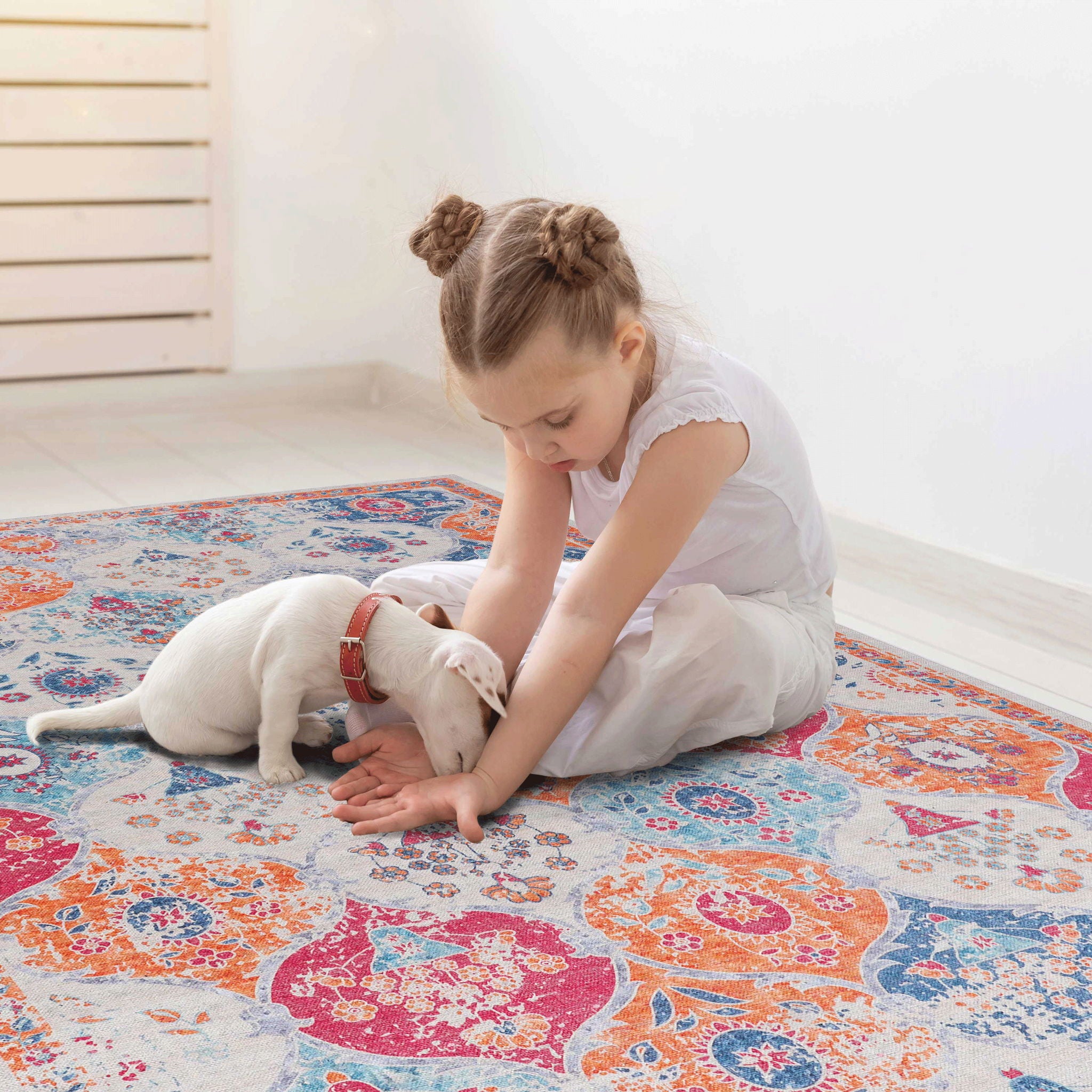 Maval - Stunning Washable Area Rug - Best Buy Furniture