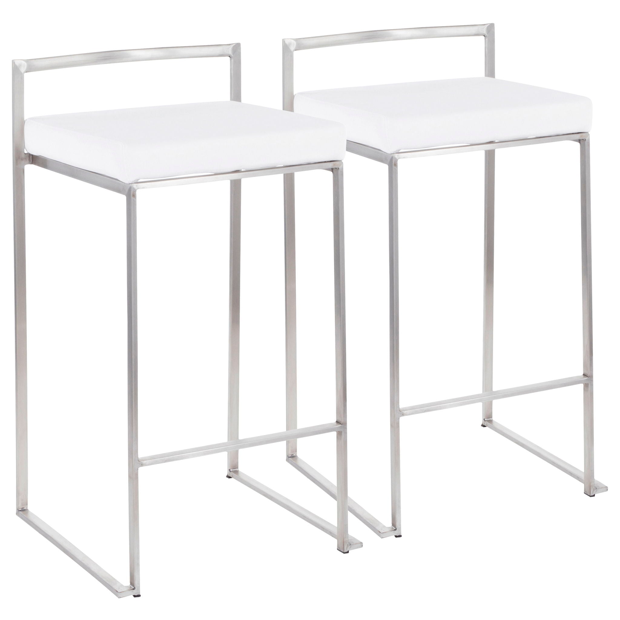 Fuji - Contemporary Elegant Stackable Counter Stool Set - Best Buy Furniture