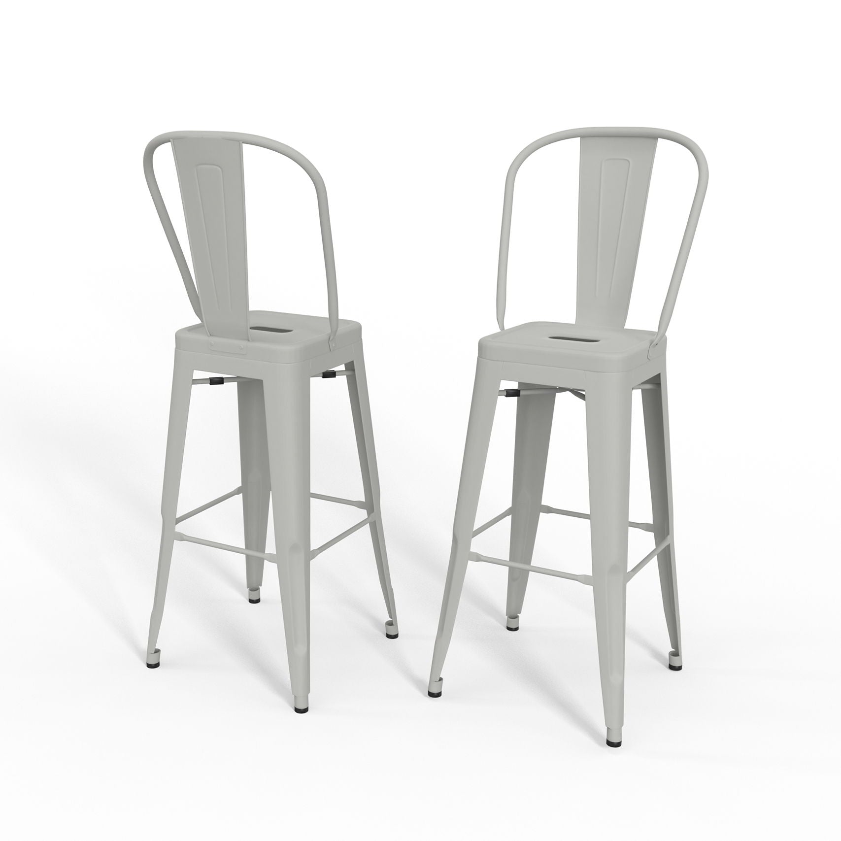 Fletcher - Handcrafted Metal Stool (Set of 2) - Best Buy Furniture