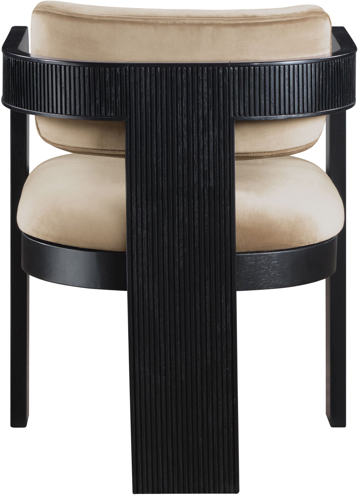 Sacha - Velvet Dining Chair With Black Base (Set of 2) - Best Buy Furniture