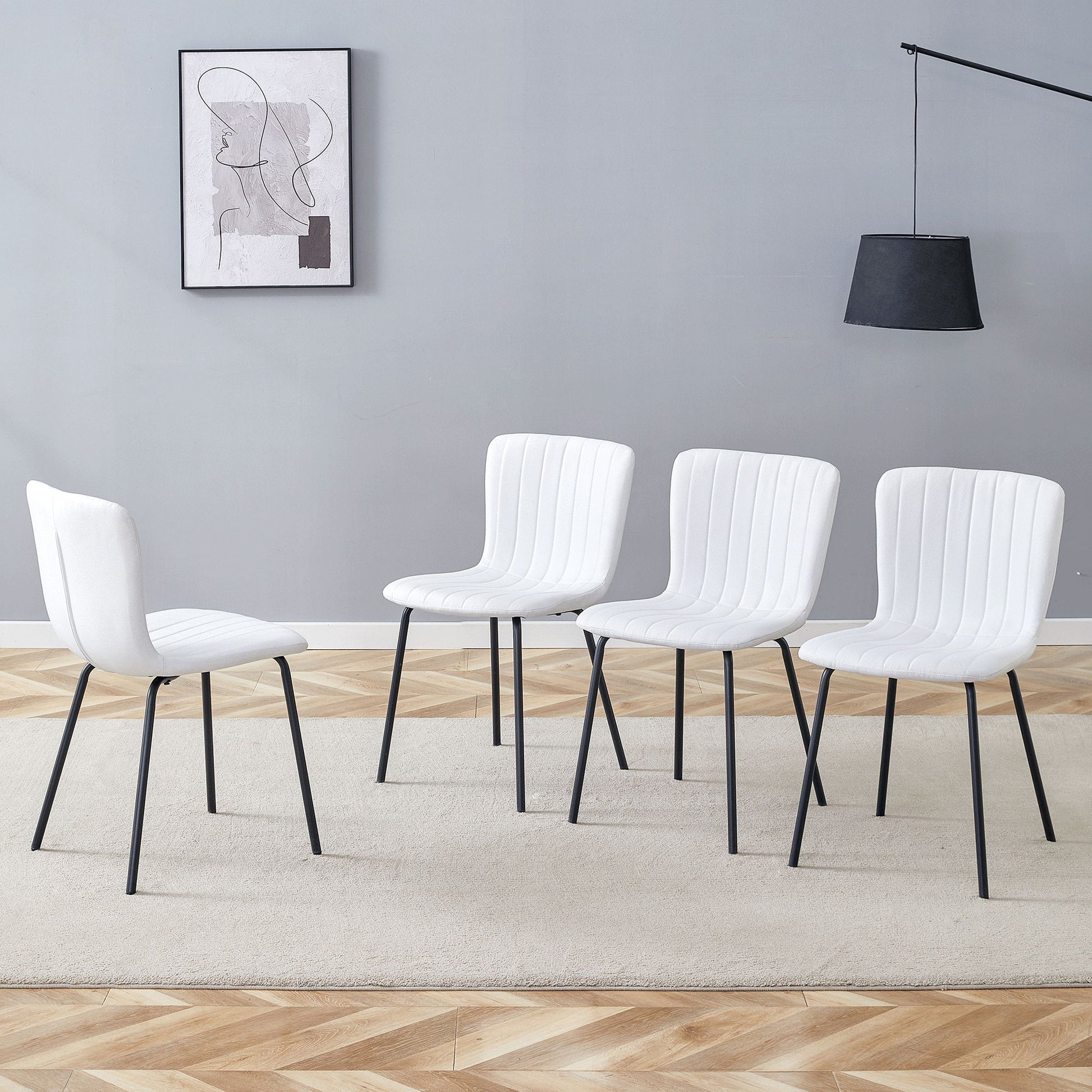 Luxury Minimalist Dining Chairs (Set of 4) - Best Buy Furniture