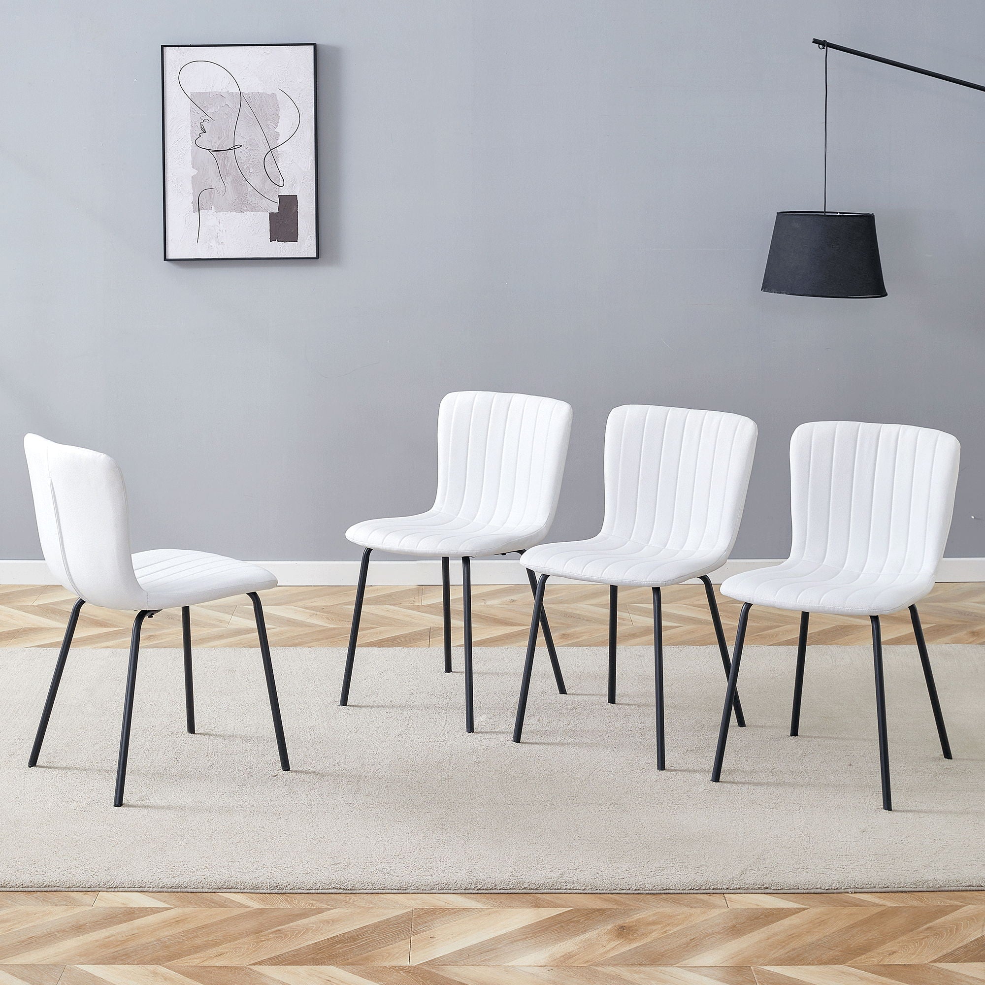 Luxury Minimalist Dining Chairs (Set of 4) - Best Buy Furniture