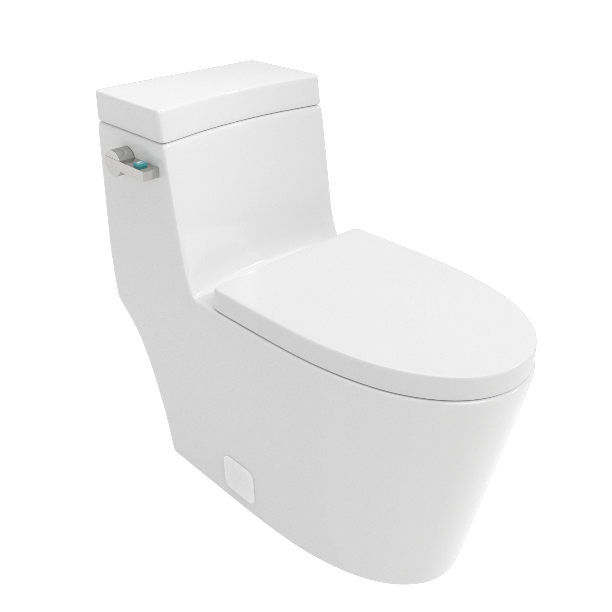 1 Piece Toilet And Soft Closing Seat - White - Best Buy Furniture