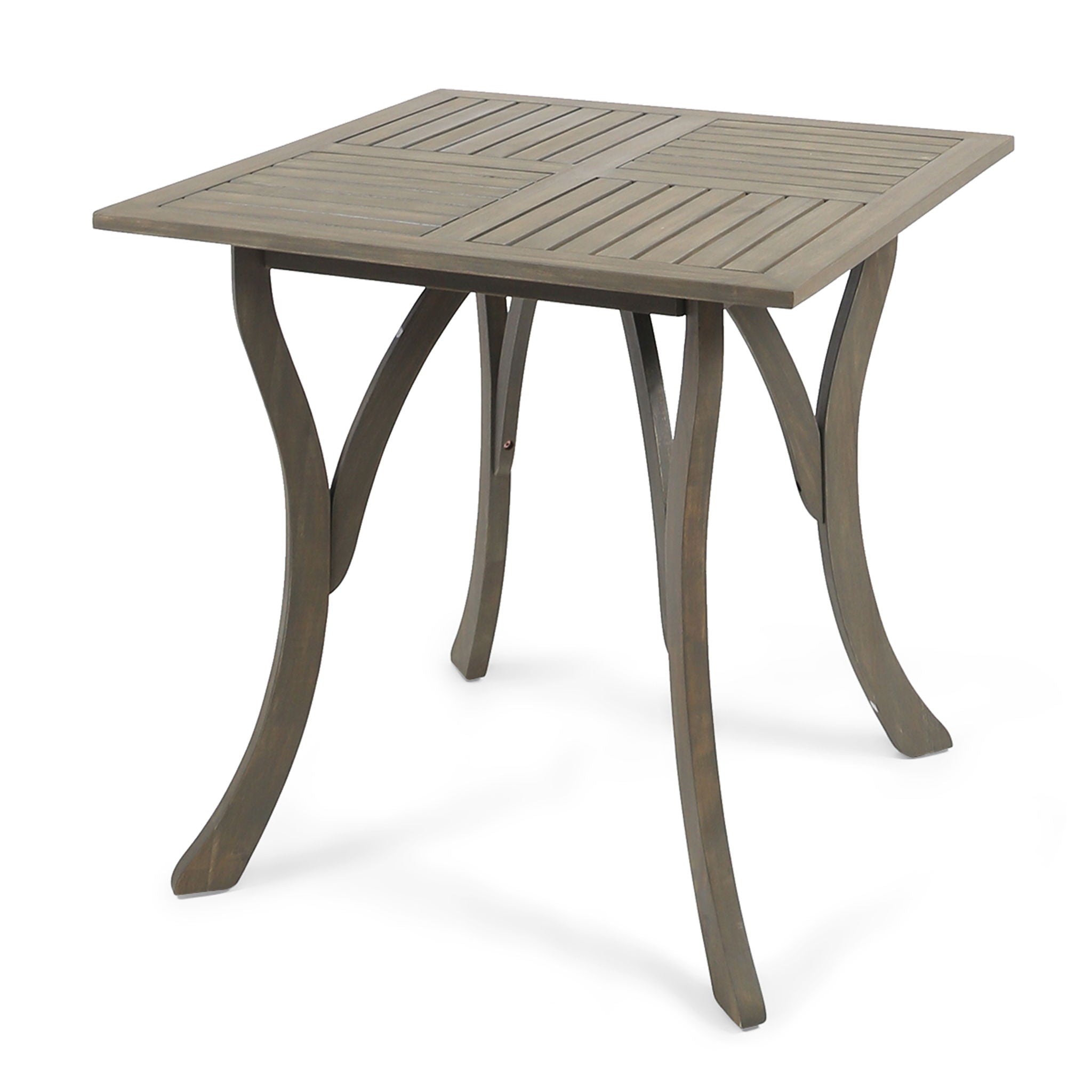 Hermosa - Stylish Outdoor Acacia Wood Table - Teak Gray - Best Buy Furniture