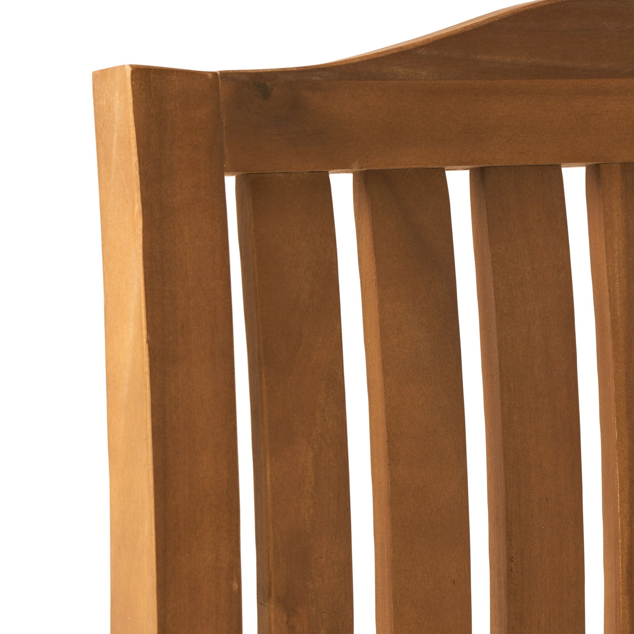Della - Wood Armchair (Set of 2) Outdoor Dining Chairs - Cream - Best Buy Furniture
