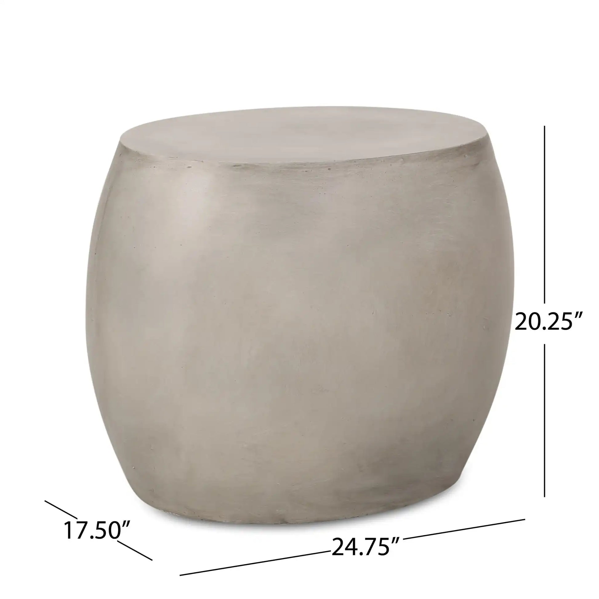Outdoor Oval Shaped Side Table - Best Buy Furniture