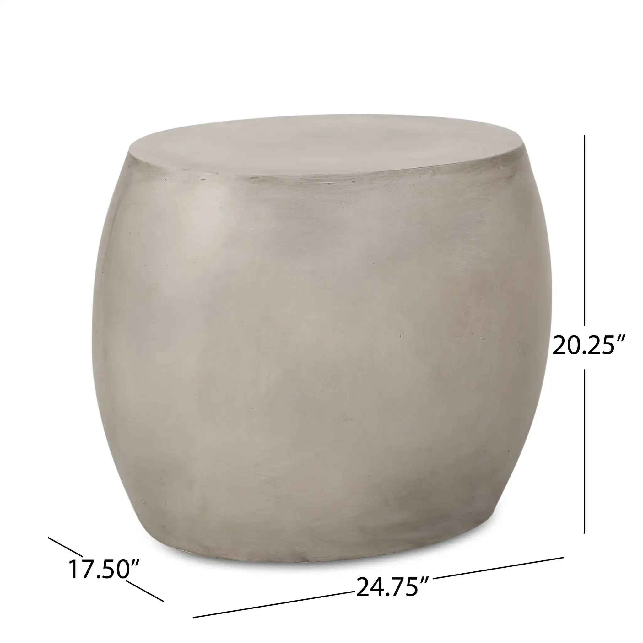 Outdoor Oval Shaped Side Table - Best Buy Furniture