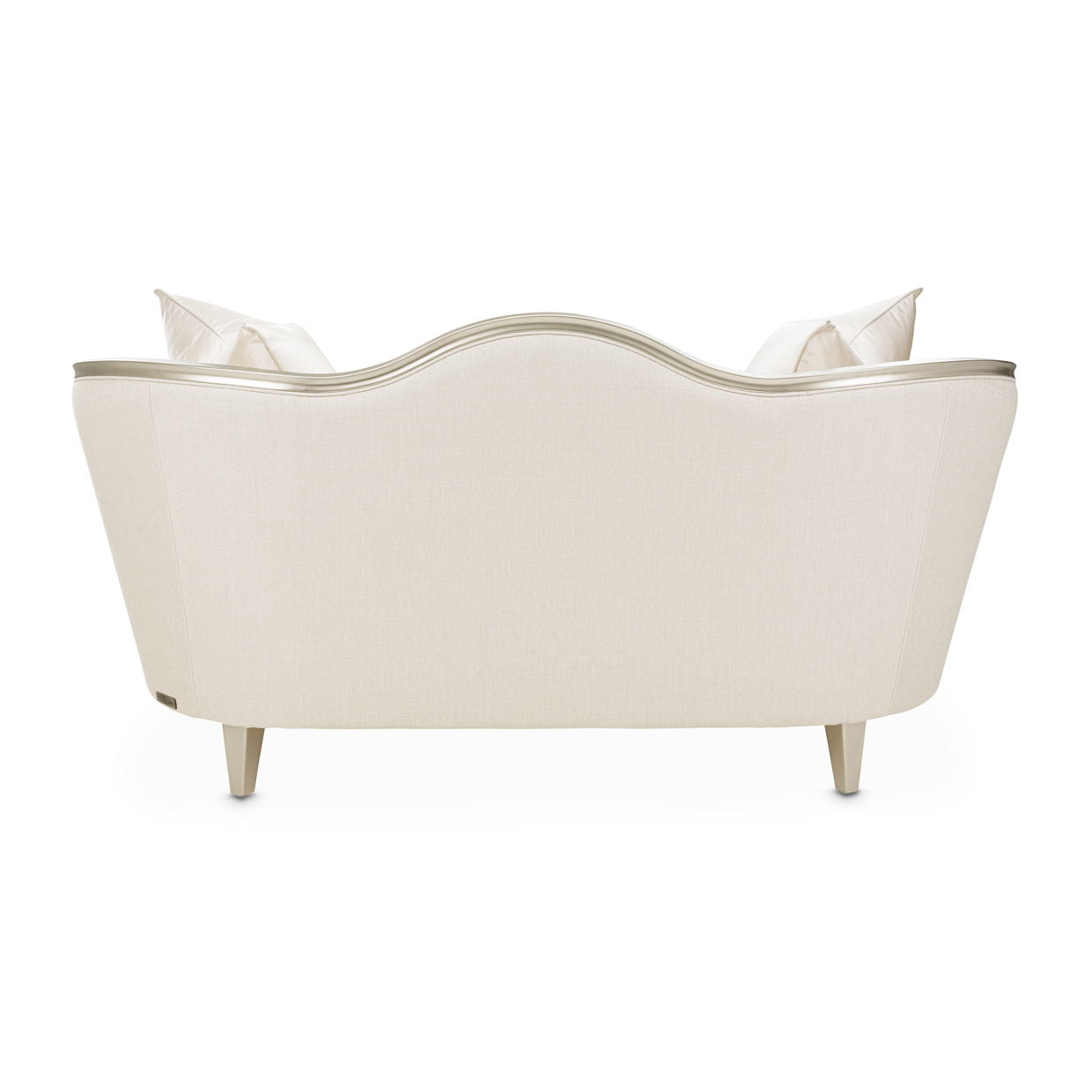 Villa Cherie - Loveseat - Pearl / Caramel - Best Buy Furniture