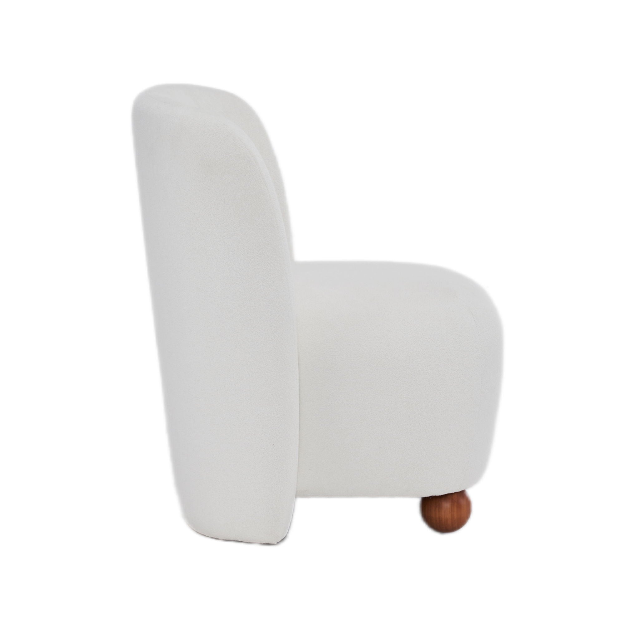 Modern Low Back Accent Upholstered Armless Living Room Chairs, Round Feet - Best Buy Furniture