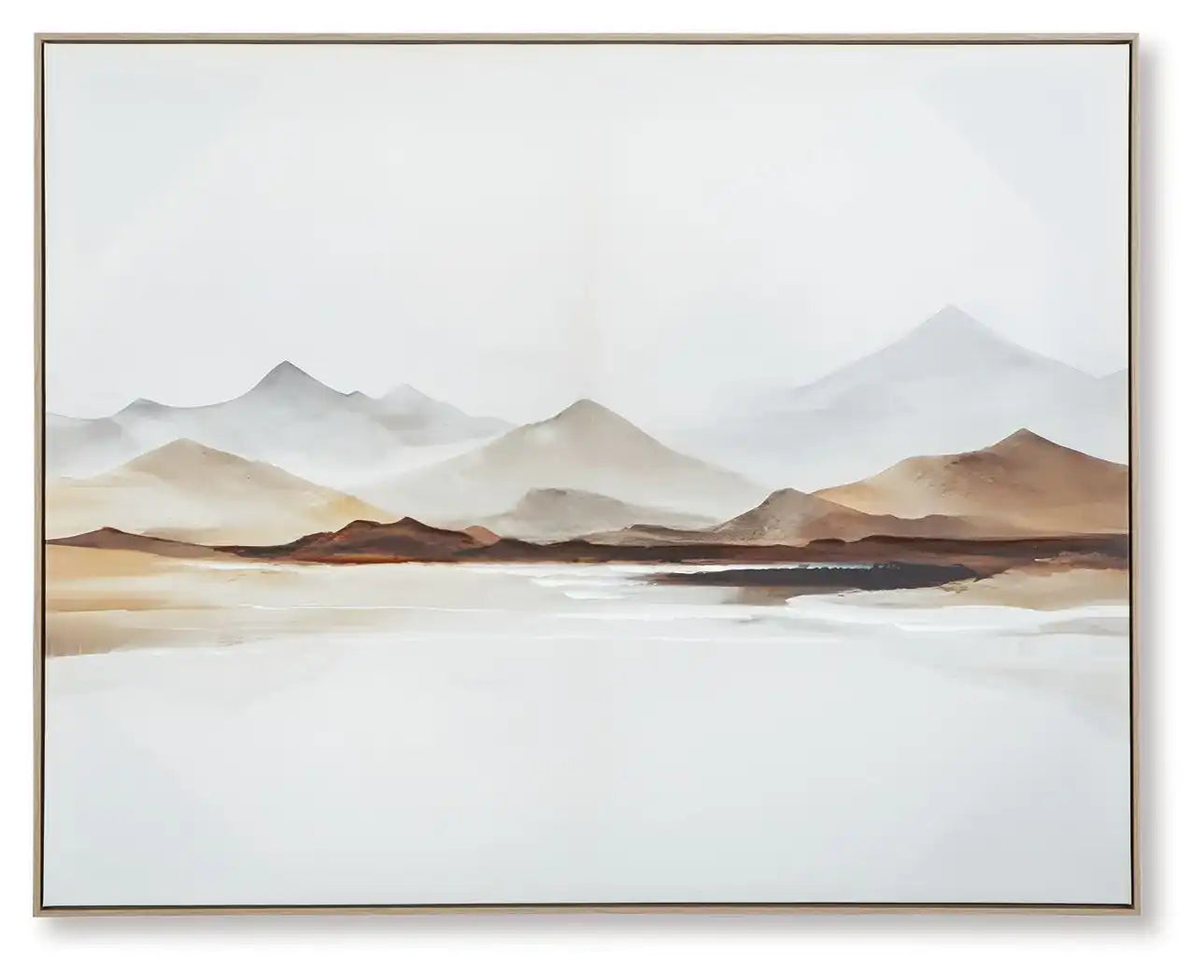 Karalen - Wall Art - White / Gray / Brown - Best Buy Furniture
