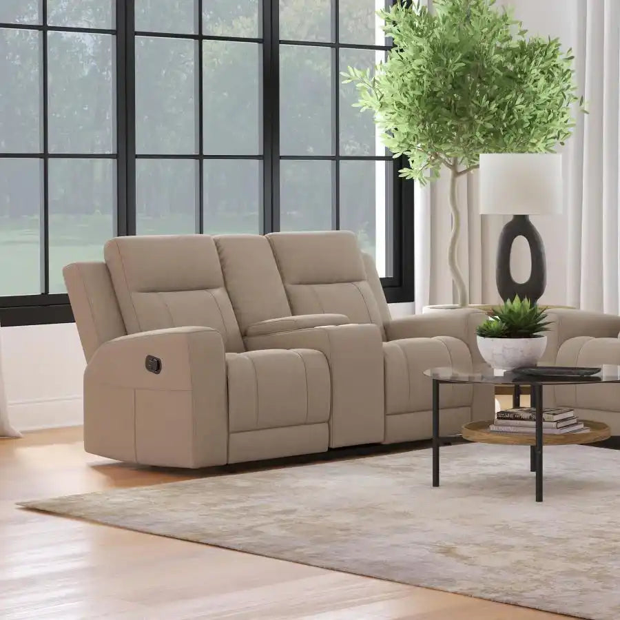 Brentwood - Upholstered Motion Reclining Loveseat - Best Buy Furniture