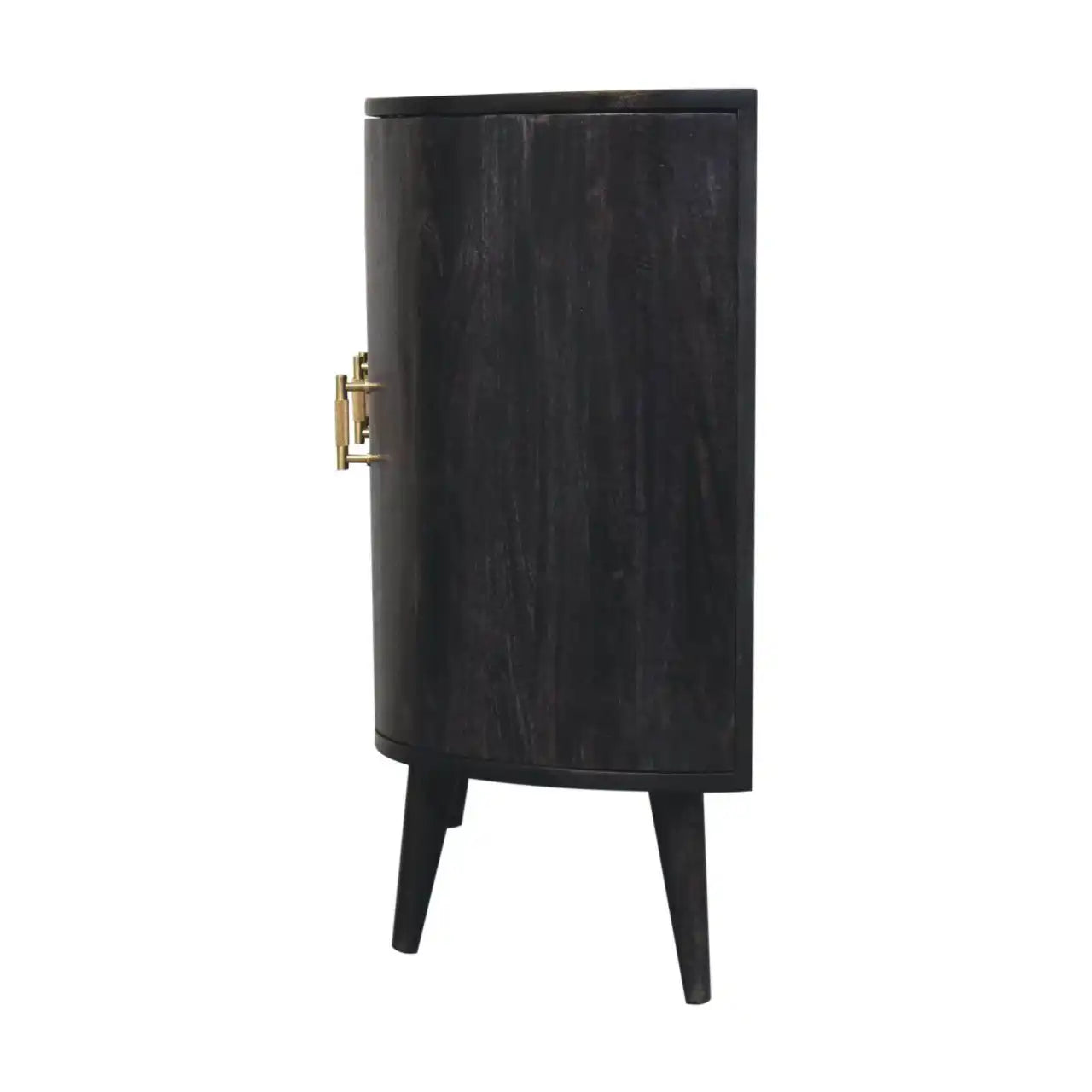 Quad - T Bar Cabinet - Ash Black - Best Buy Furniture