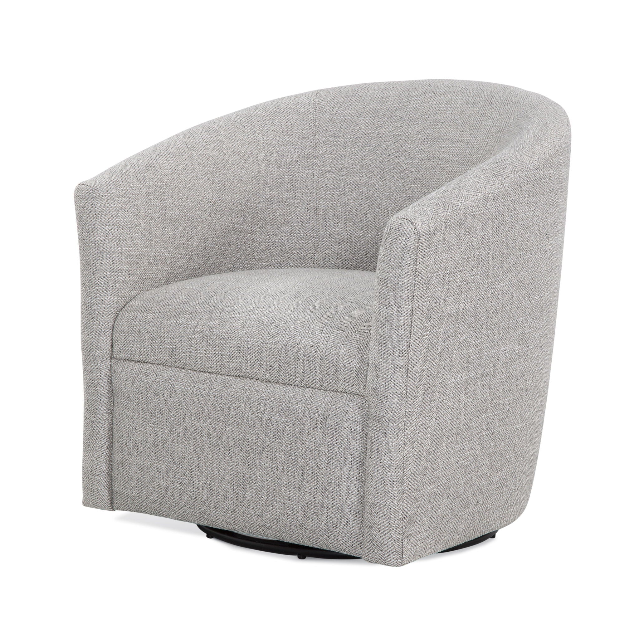 Lainey - Swivel Barrel Chair With 360 Degree Rotation - Best Buy Furniture