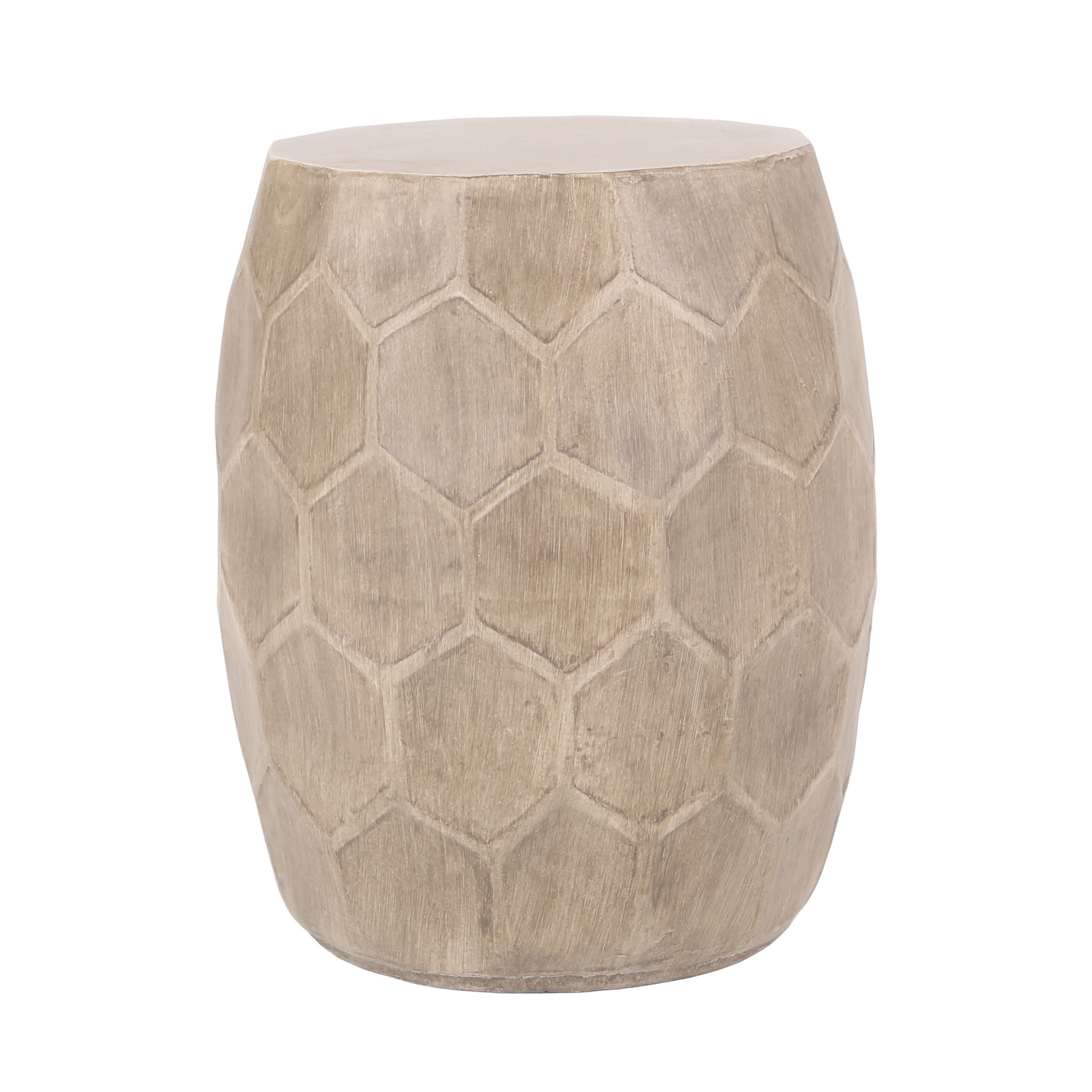 Outdoor Lightweight Concrete Side Table - Natural - Best Buy Furniture