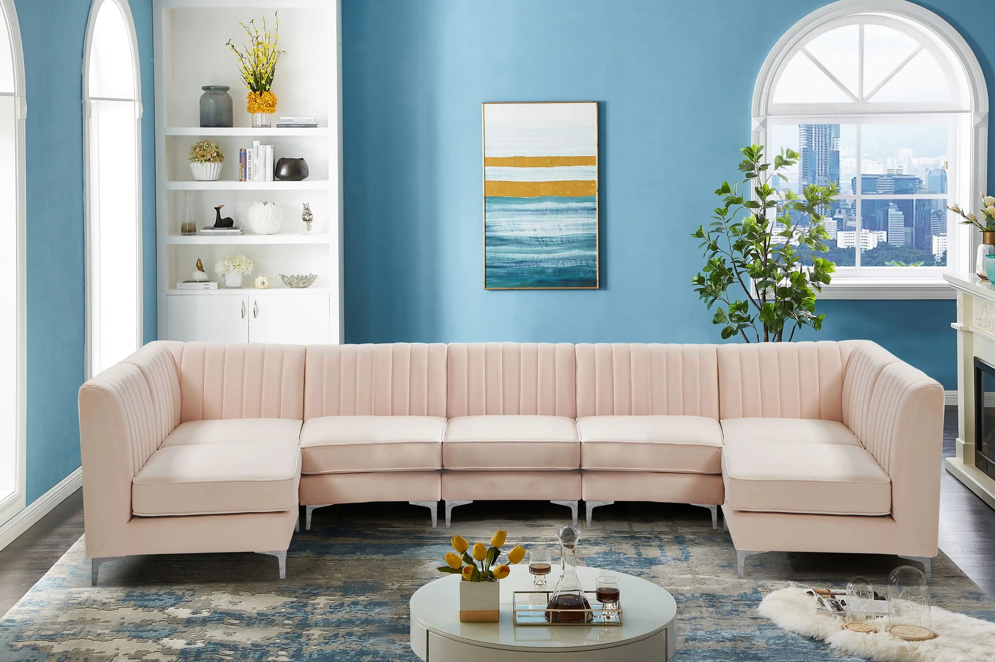 Alina - 7 Piece Modular Sectional - Best Buy Furniture
