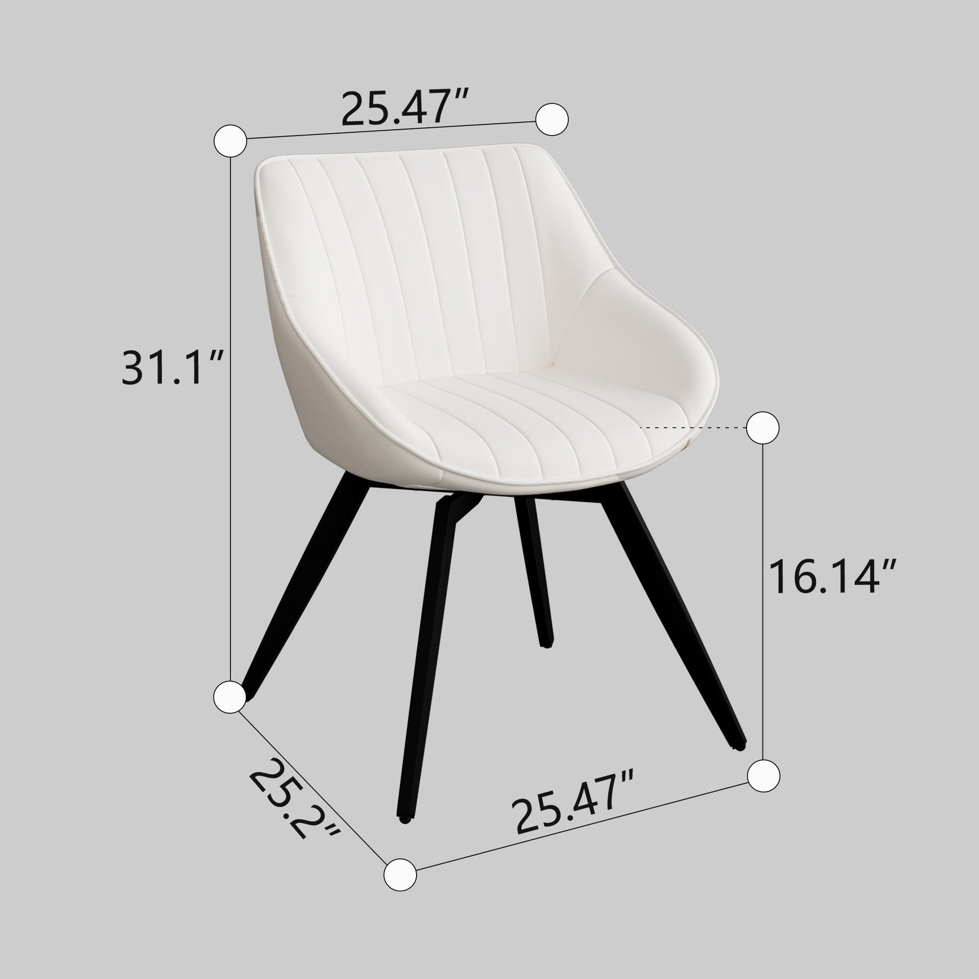 Medieval - Table And Dining Chair Set For Home Kitchen - White / Wood - Best Buy Furniture