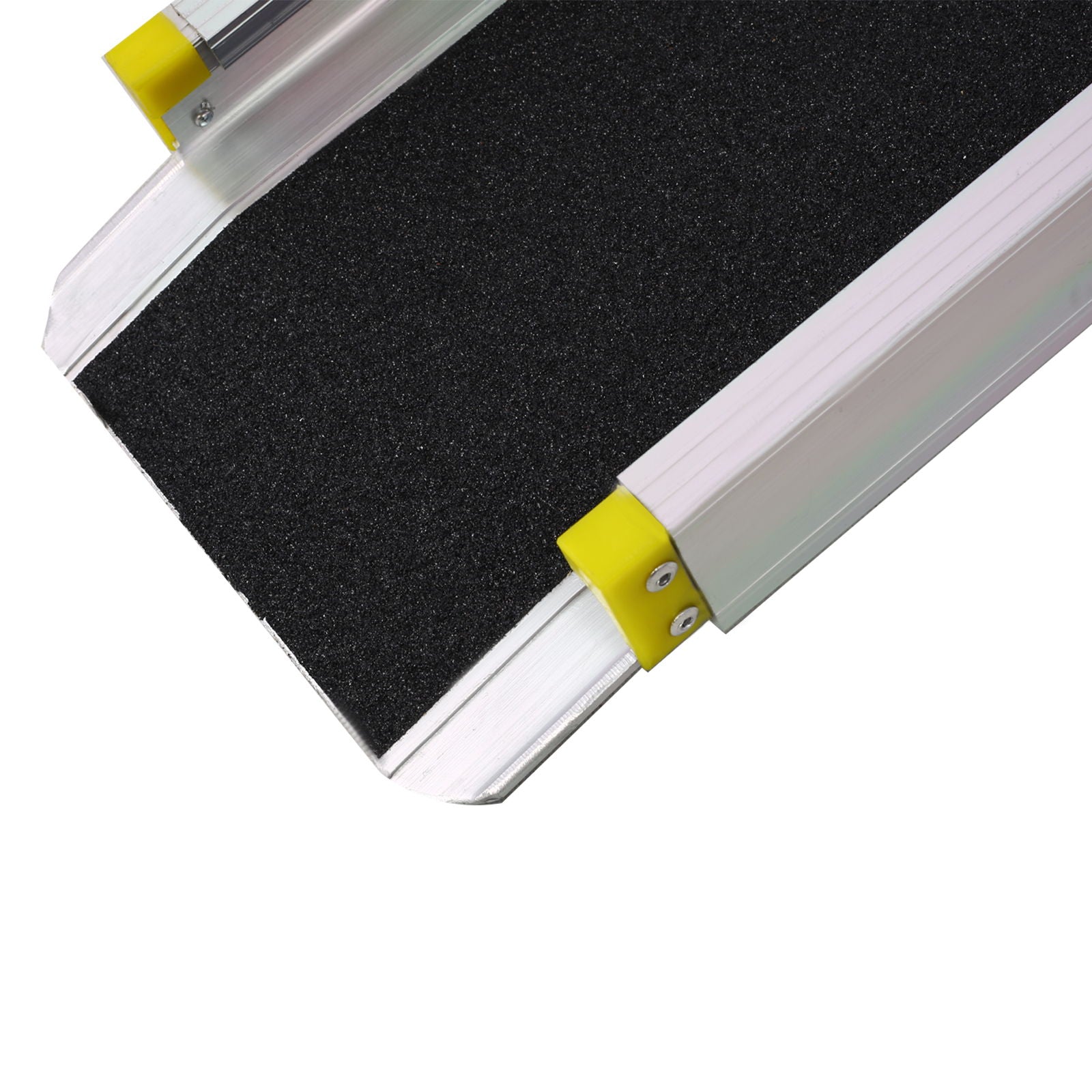 Premium Adjustable Telescoping Wheelchair Track Ramps Aluminium - Silver - Best Buy Furniture