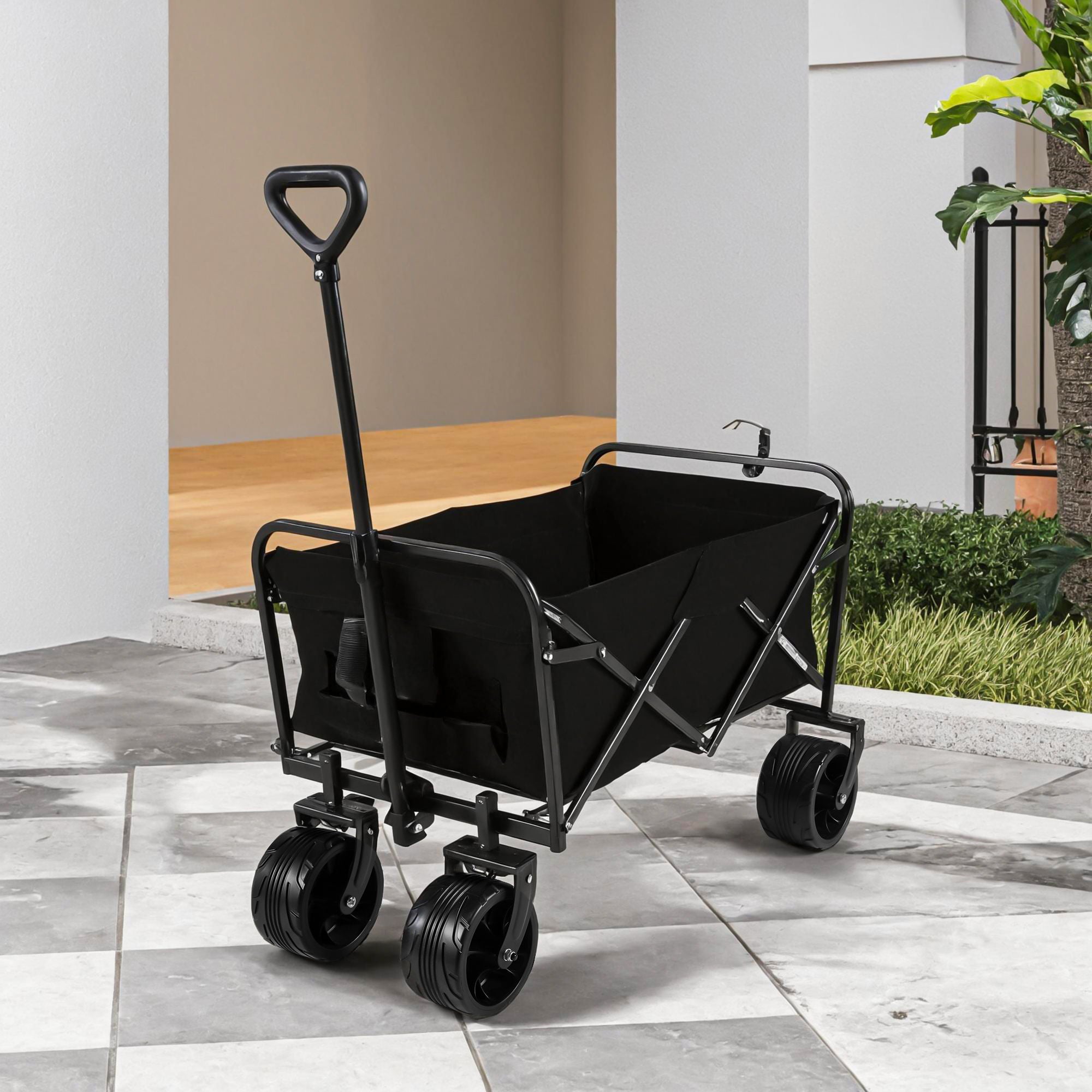 Wagons Carts Heavy Duty Foldable With Big Wheels - Best Buy Furniture