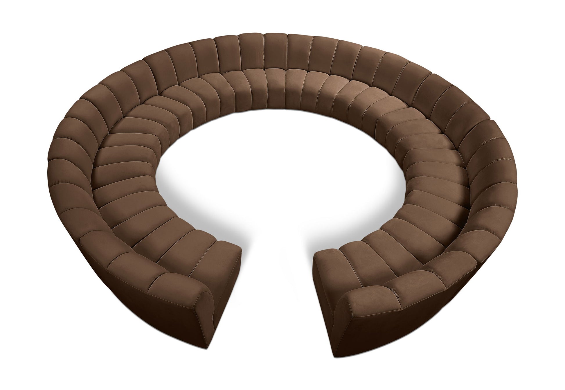 Infinity - 12 Piece Velvet Modular Sectional - Best Buy Furniture