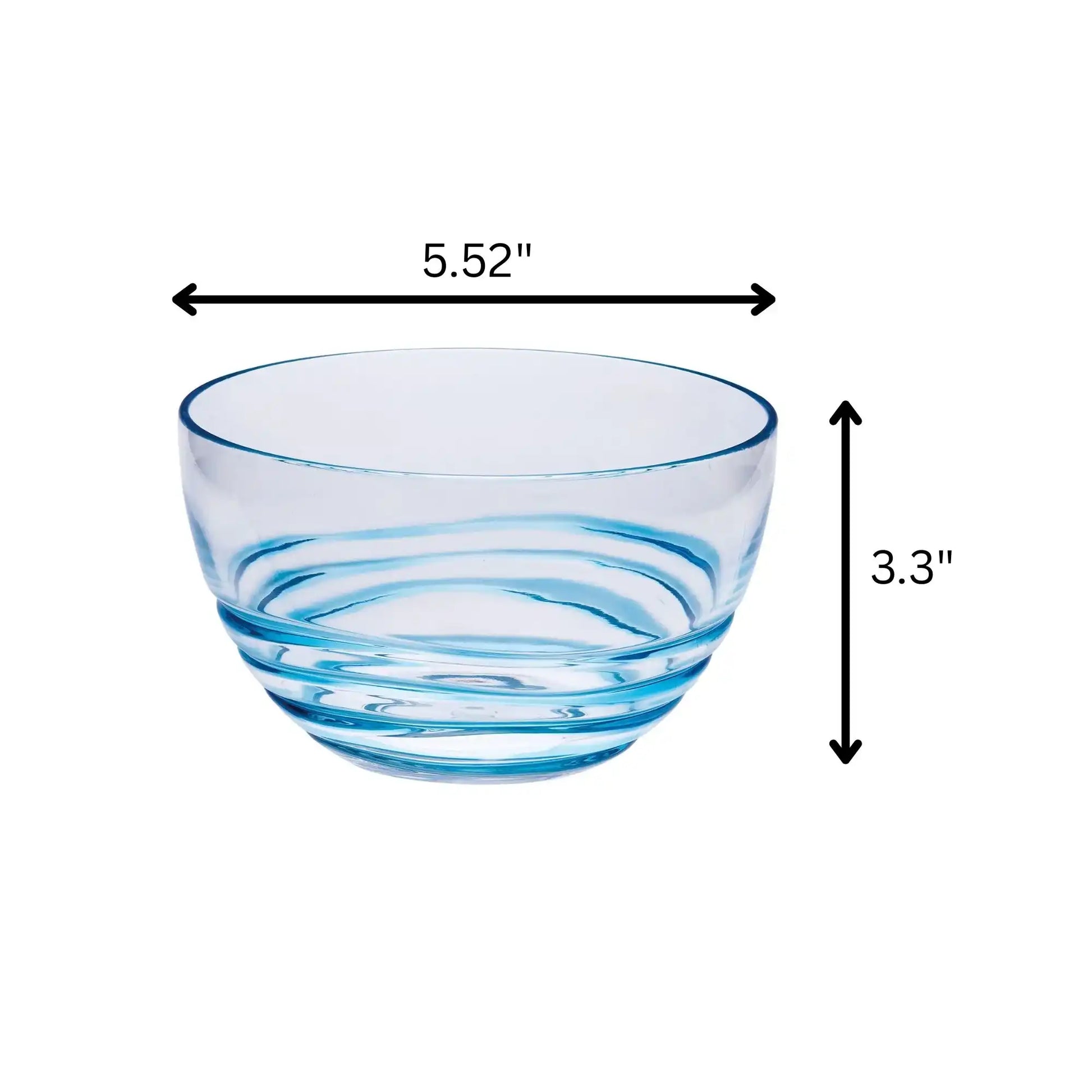 Swirl Acrylic Serving Bowls, Unbreakable - Best Buy Furniture