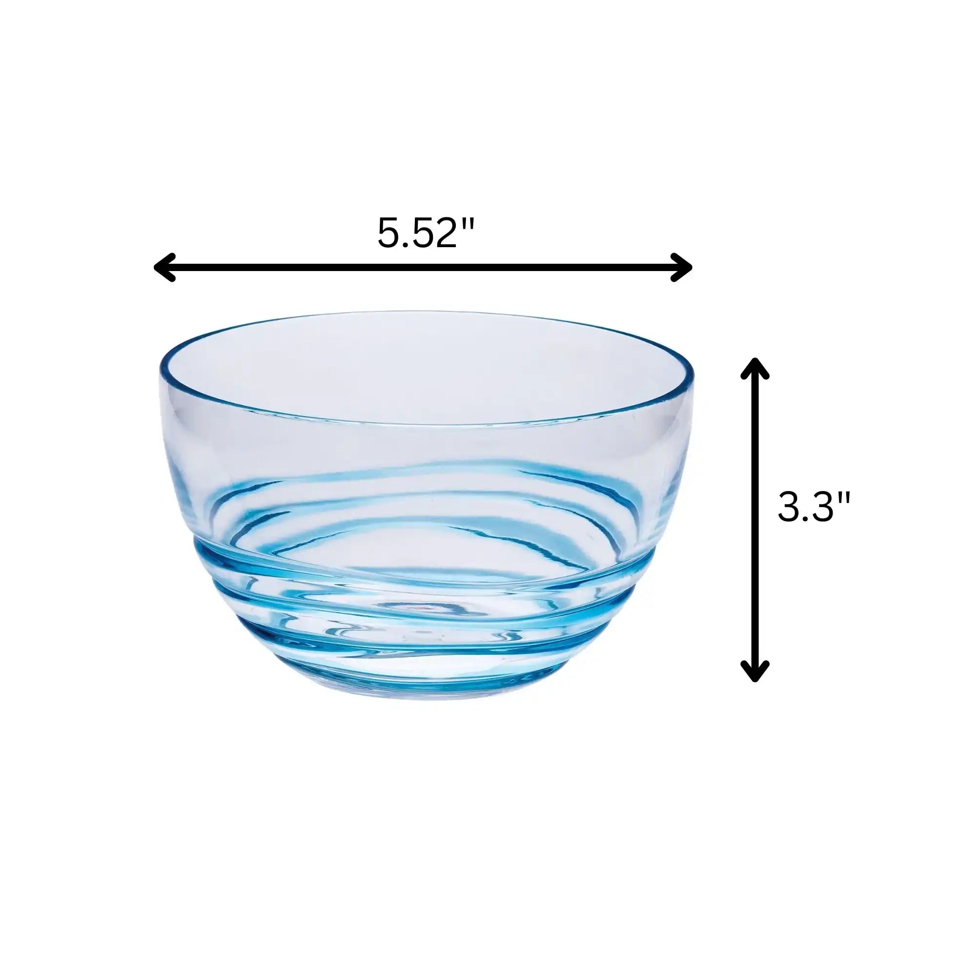 Swirl Acrylic Serving Bowls, Unbreakable - Best Buy Furniture