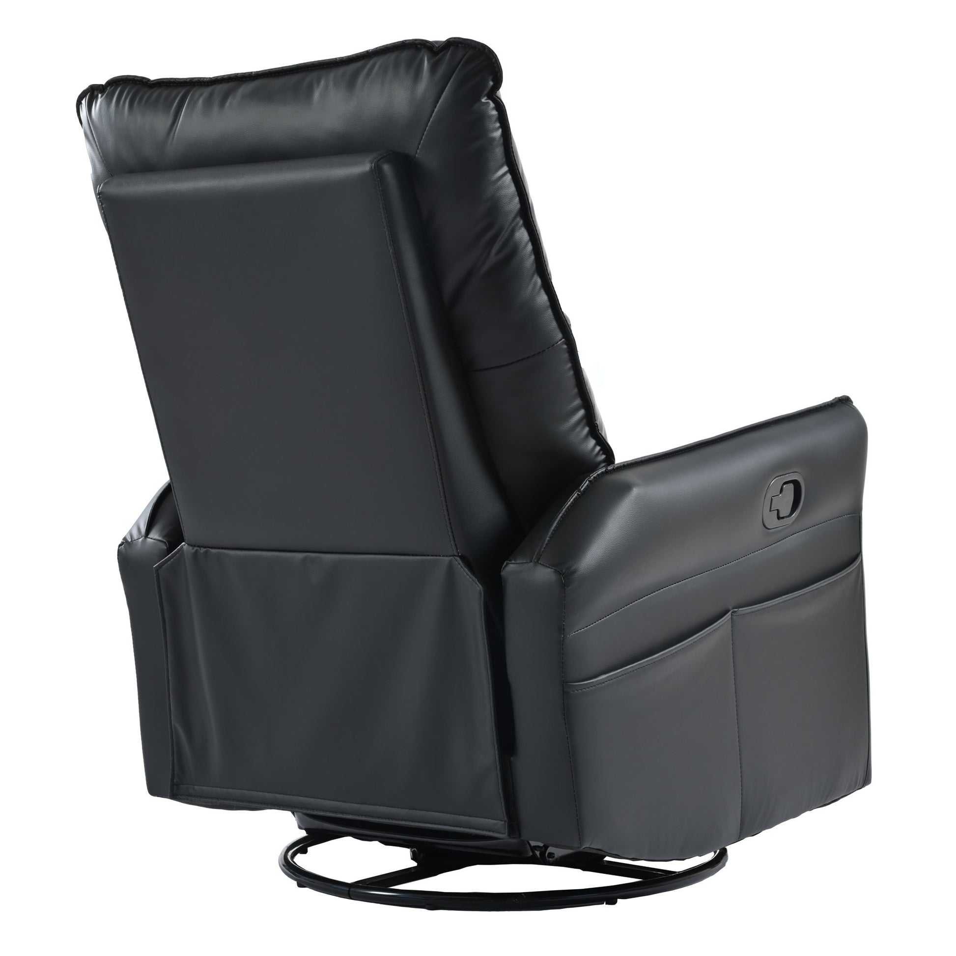 360° Modern Small Rocking Swivel Recliner Chair With Side Pocket - Best Buy Furniture
