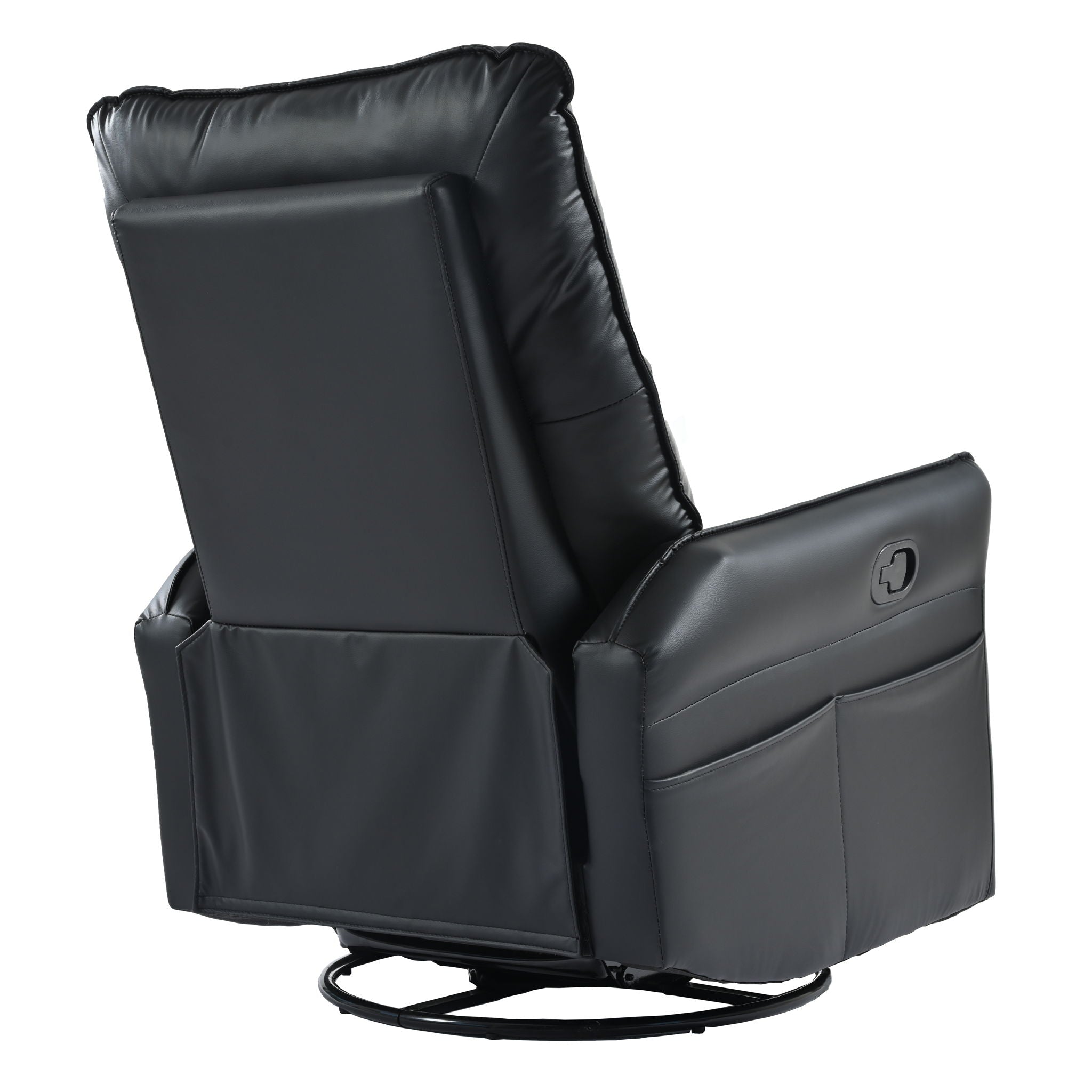 360° Modern Small Rocking Swivel Recliner Chair With Side Pocket - Best Buy Furniture