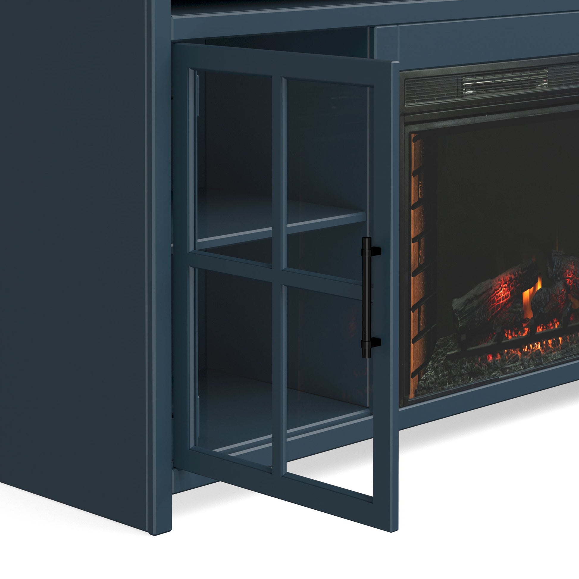 Nantucket - 74" Fireplace TV Stand Console - Best Buy Furniture