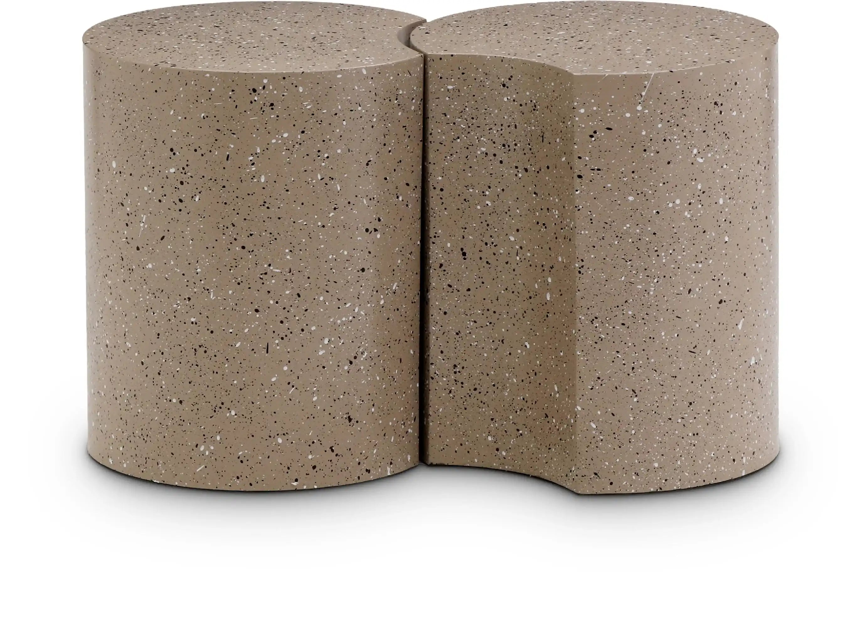 Dimple - End Table - Terazzo Finish - Best Buy Furniture