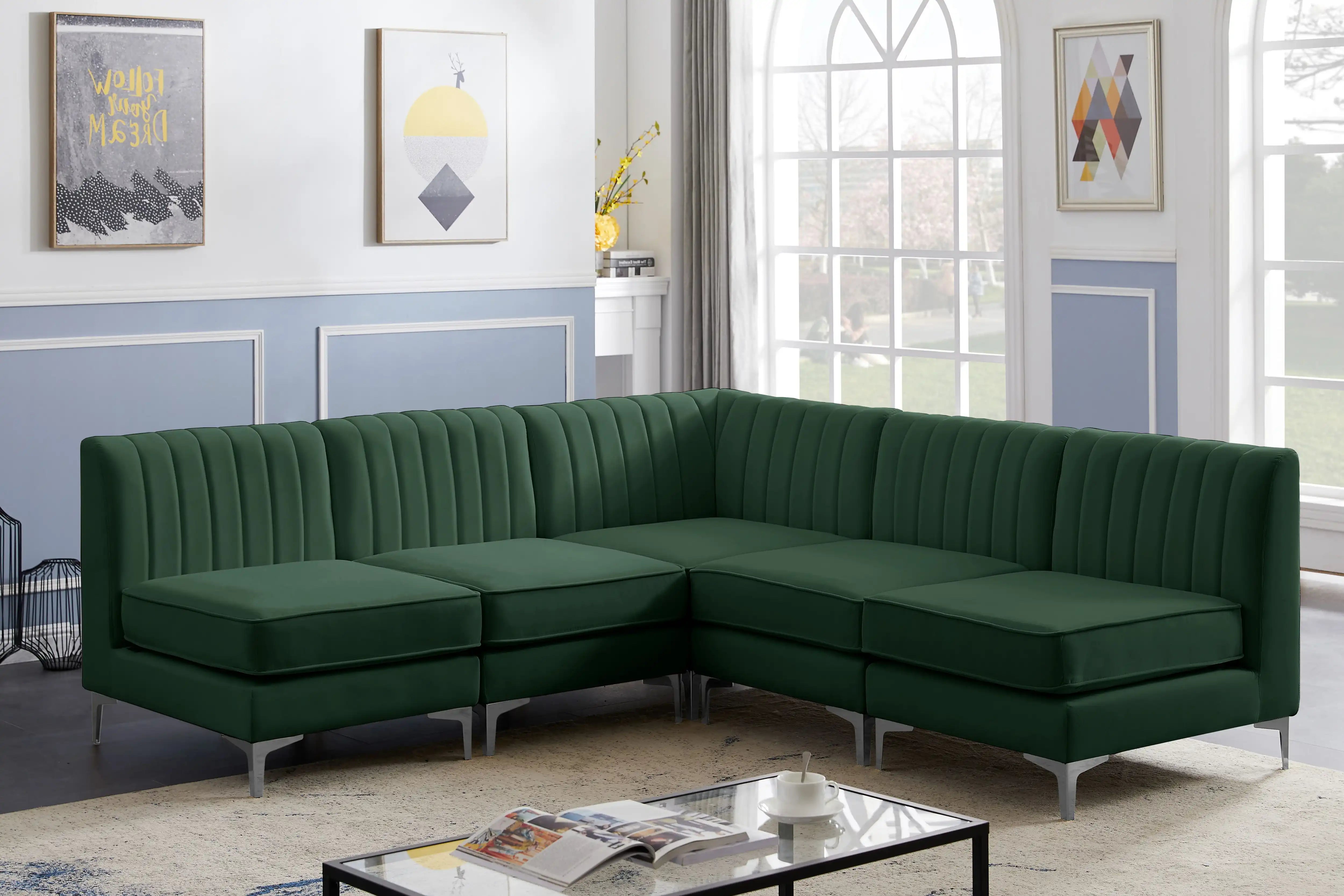 Alina - 5 Piece Armless Sectional - Best Buy Furniture