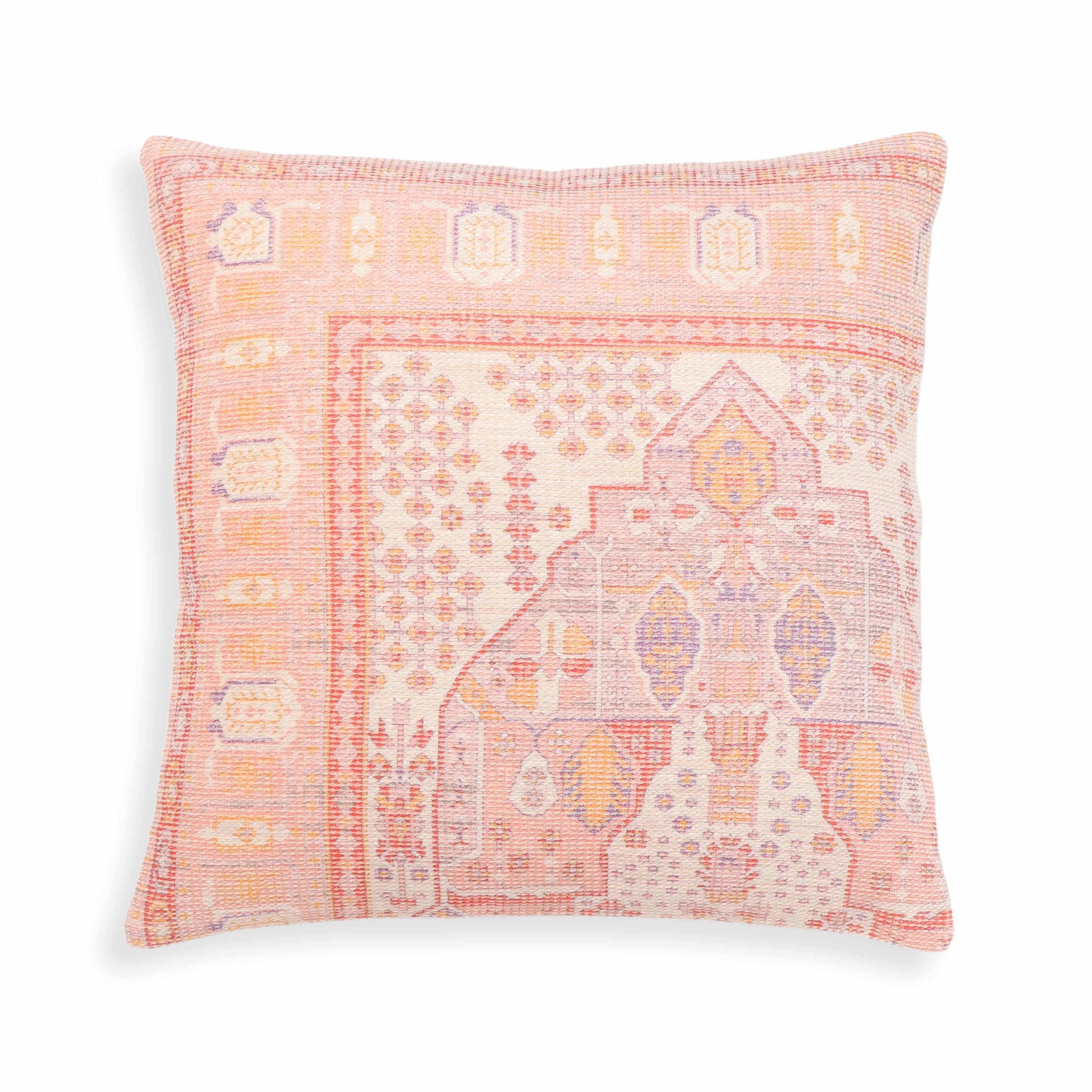Persia - 20" Square Accent Pillow - Pink - Best Buy Furniture
