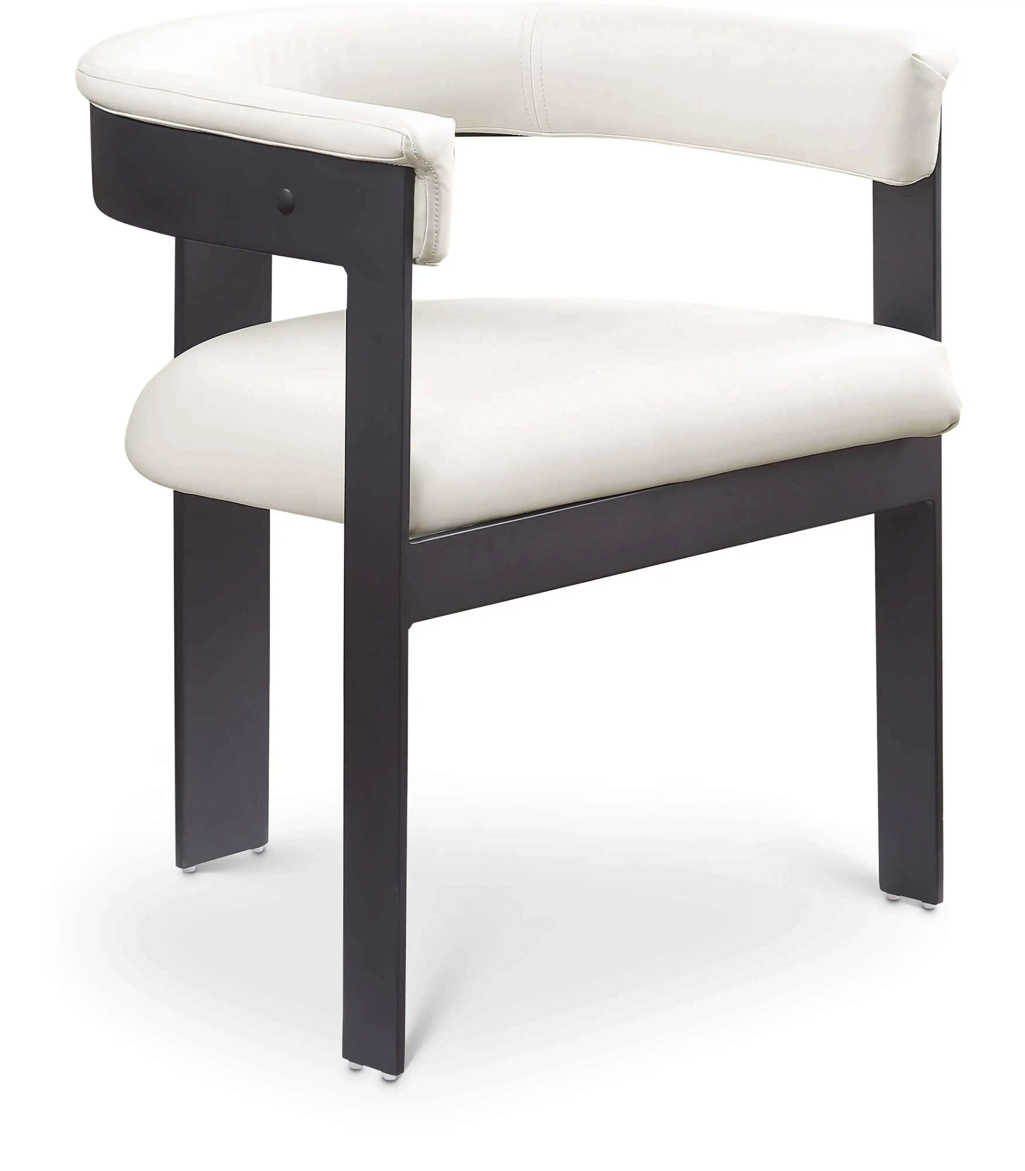 Romeo - Faux Leather Dining Chair With Black Base (Set of 2) - Best Buy Furniture