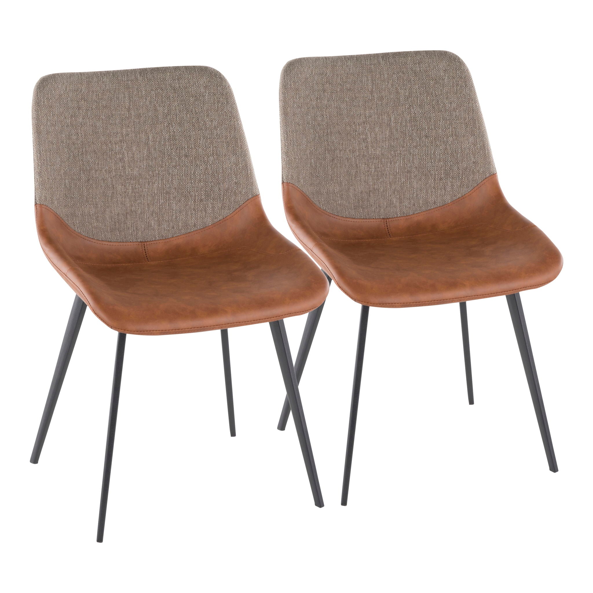 Outlaw - Industrial Two Tone Chair (Set of 2) - Best Buy Furniture