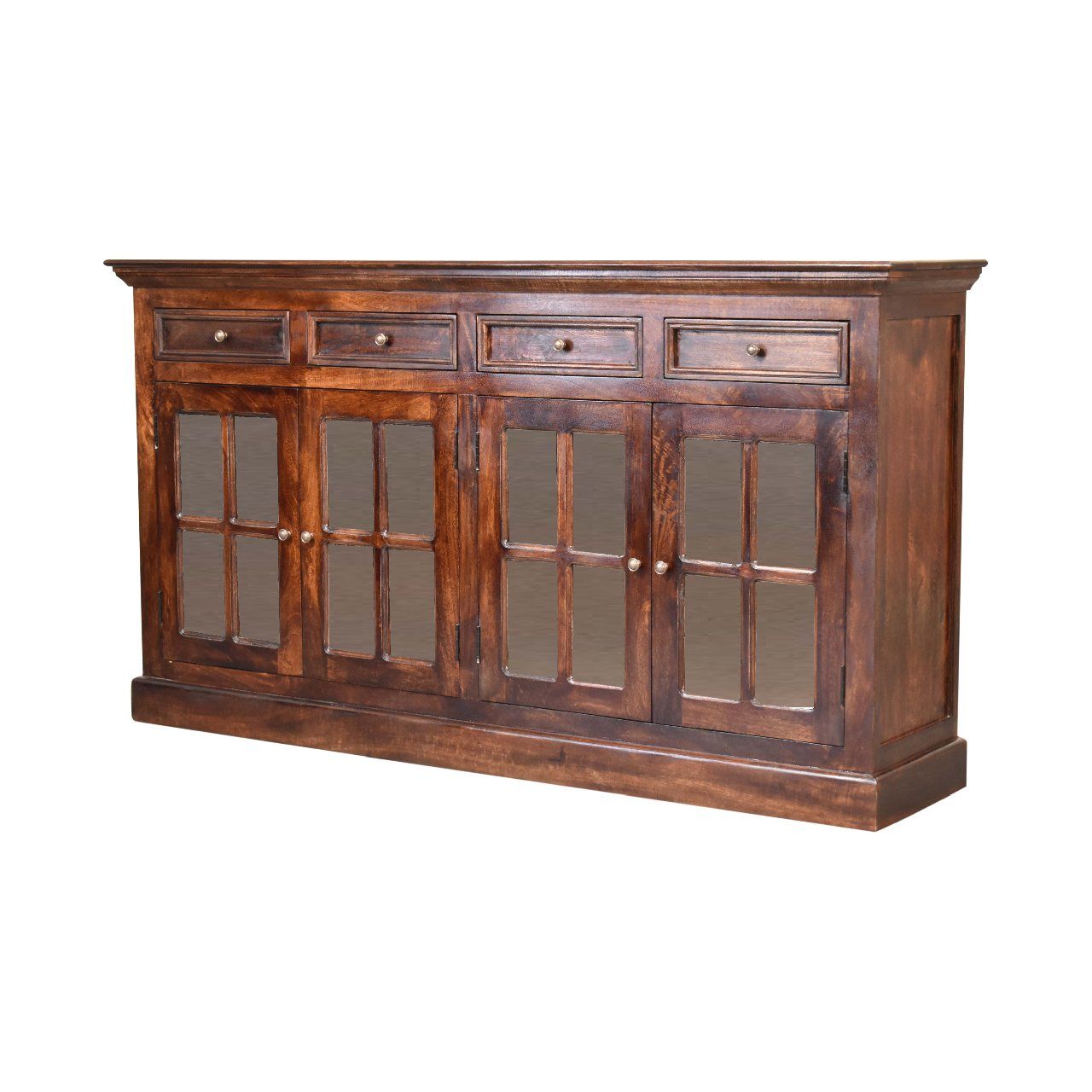 Glazed Sideboard - Walnut - Best Buy Furniture