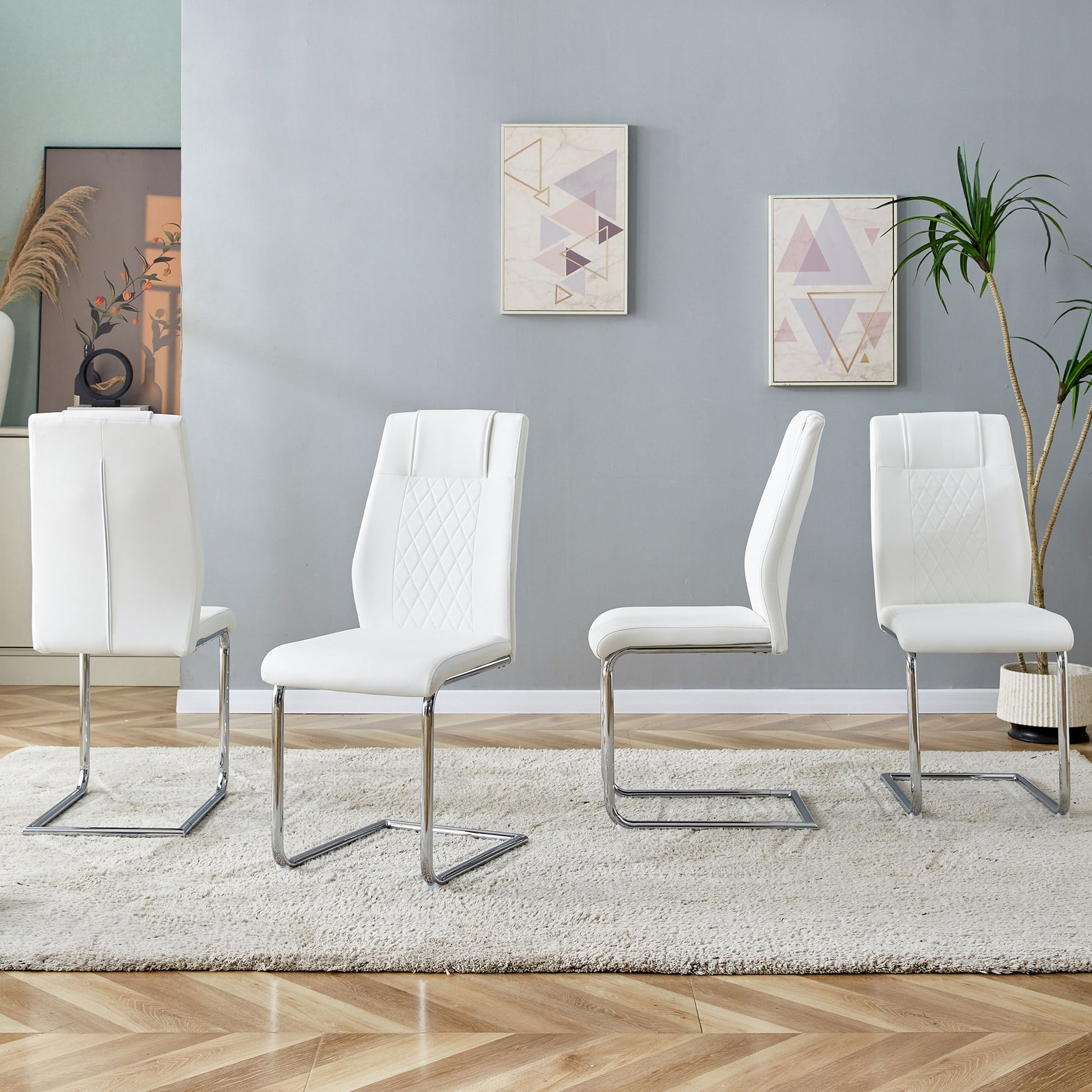 Modern Dining Chairs With Padded Seat, Metal Legs - Best Buy Furniture