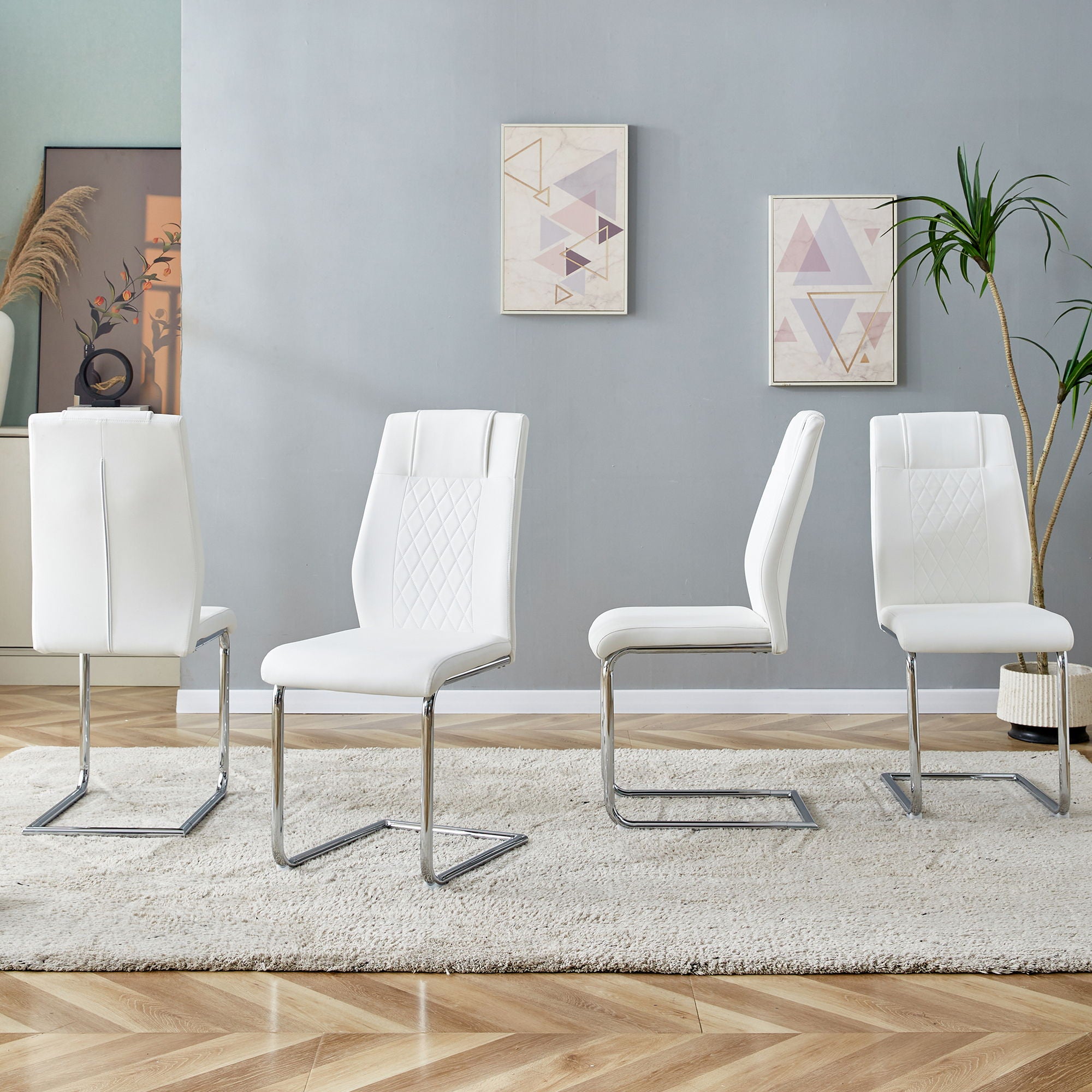 Modern Dining Chairs With Padded Seat, Metal Legs - Best Buy Furniture