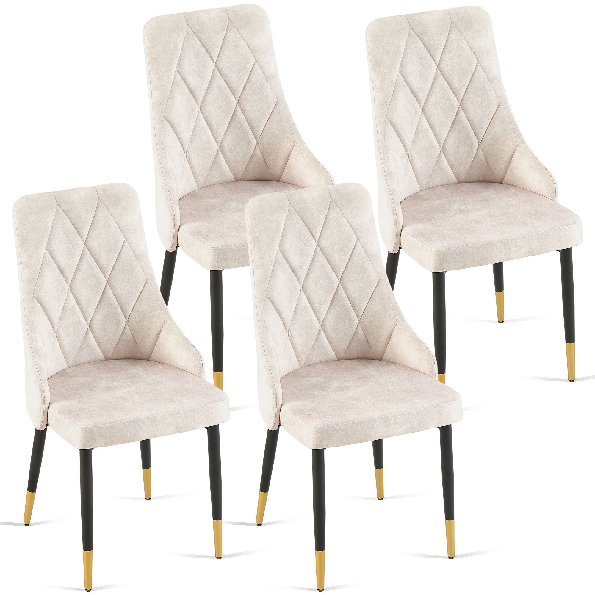 Dining Chairs Living Room Chair Modern Kitchen Armless Side Chair With Metal Legs - Best Buy Furniture