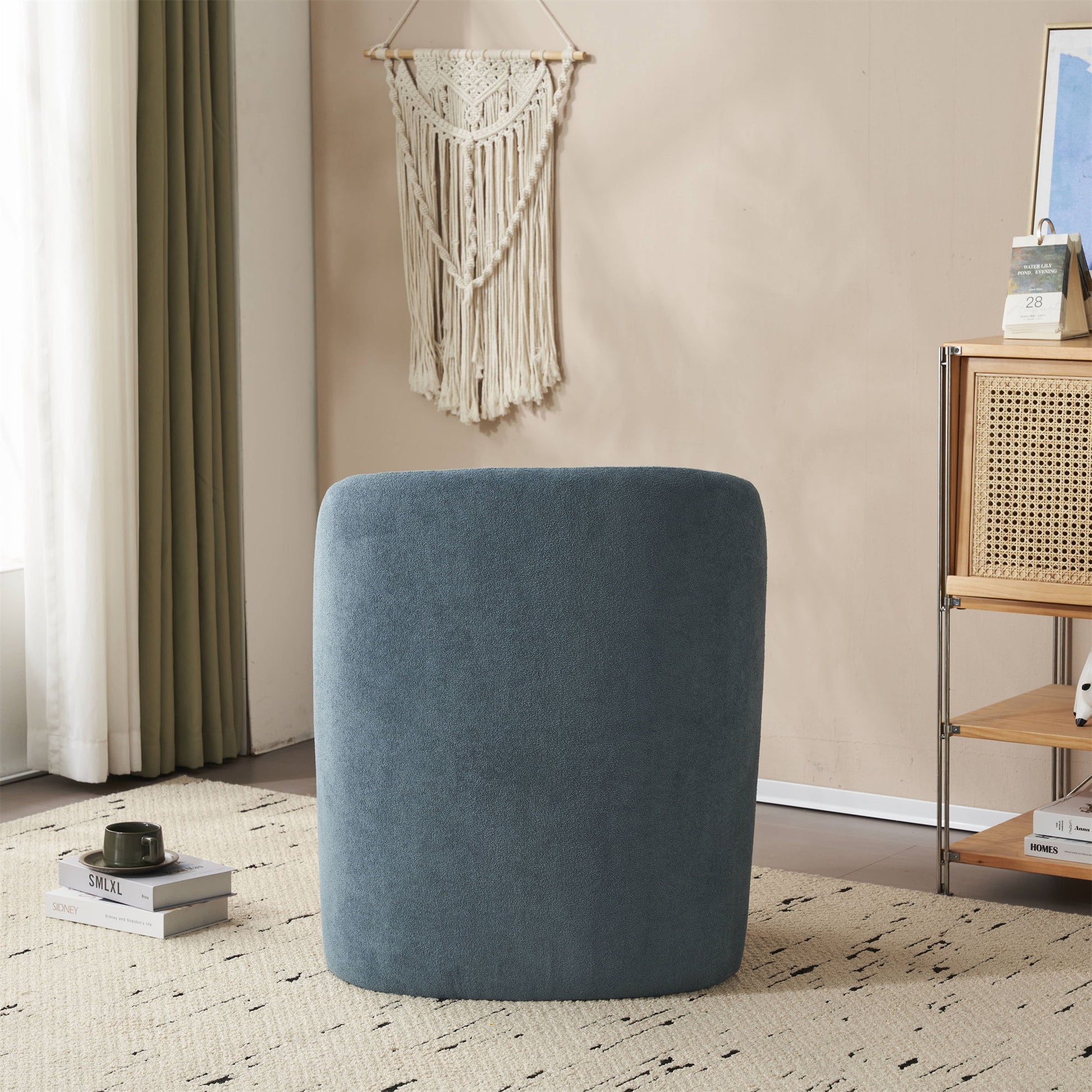 Modern Low Back Accent Upholstered Armless Living Room Chairs, Round Feet - Best Buy Furniture