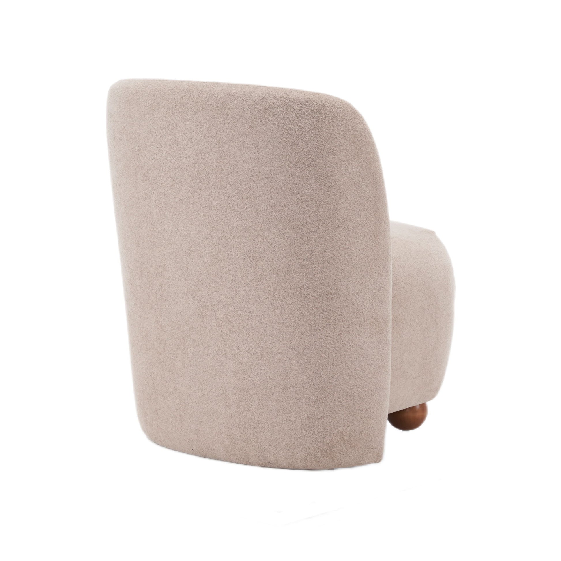 Modern Low Back Accent Upholstered Armless Living Room Chairs, Round Feet - Best Buy Furniture