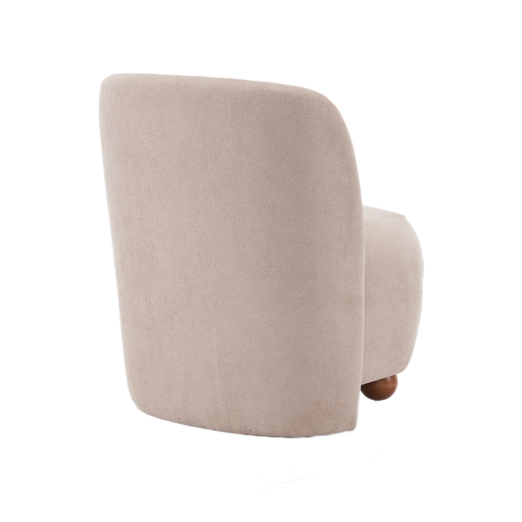 Modern Low Back Accent Upholstered Armless Living Room Chairs, Round Feet - Best Buy Furniture